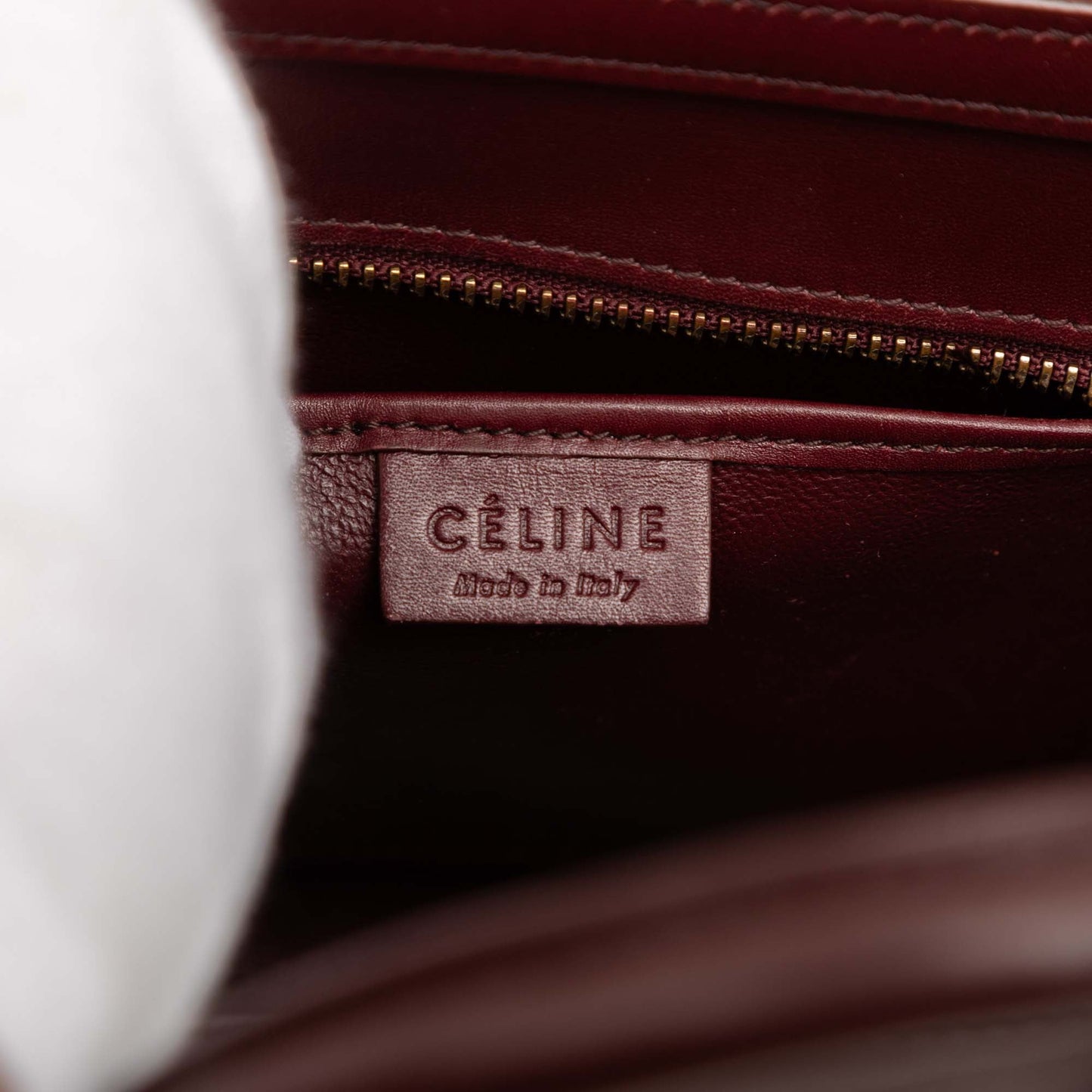 Celine Nano Tricolor Nubuck and Calfskin Luggage Tote