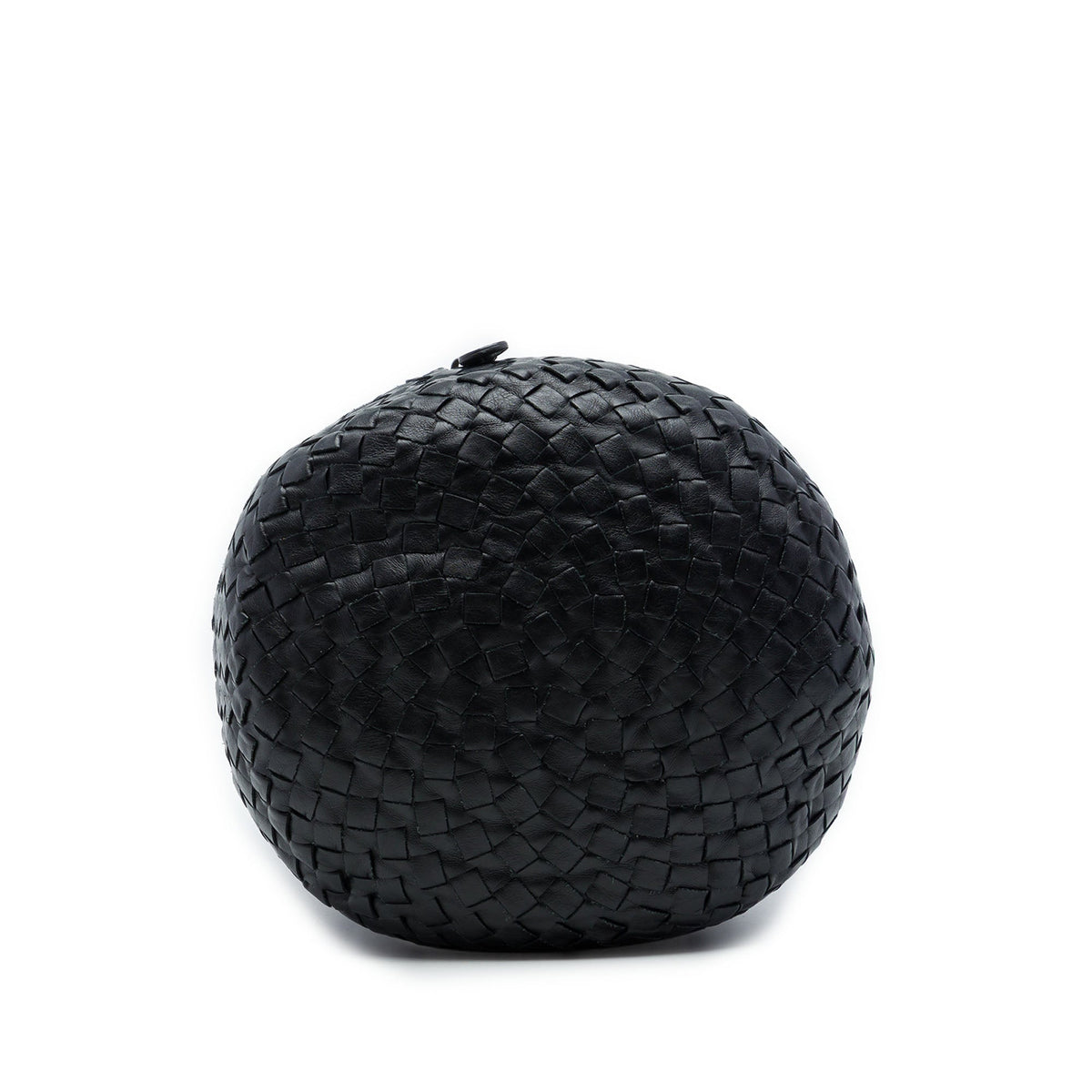 Bottega Veneta Nappa Intrecciato Front Zip Drawstring Bucket Bag