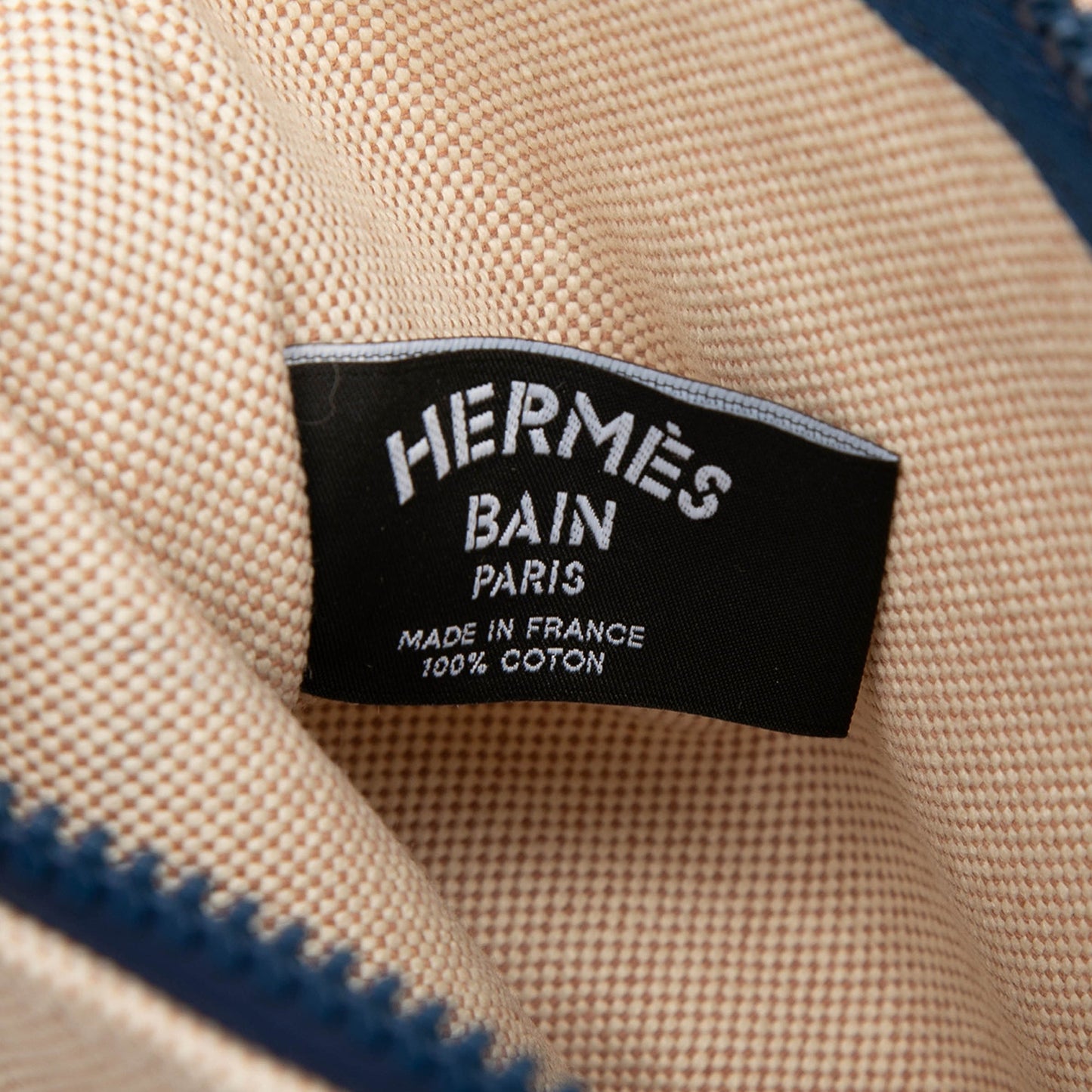Hermès Toile Noeuds Marins Beach Tote