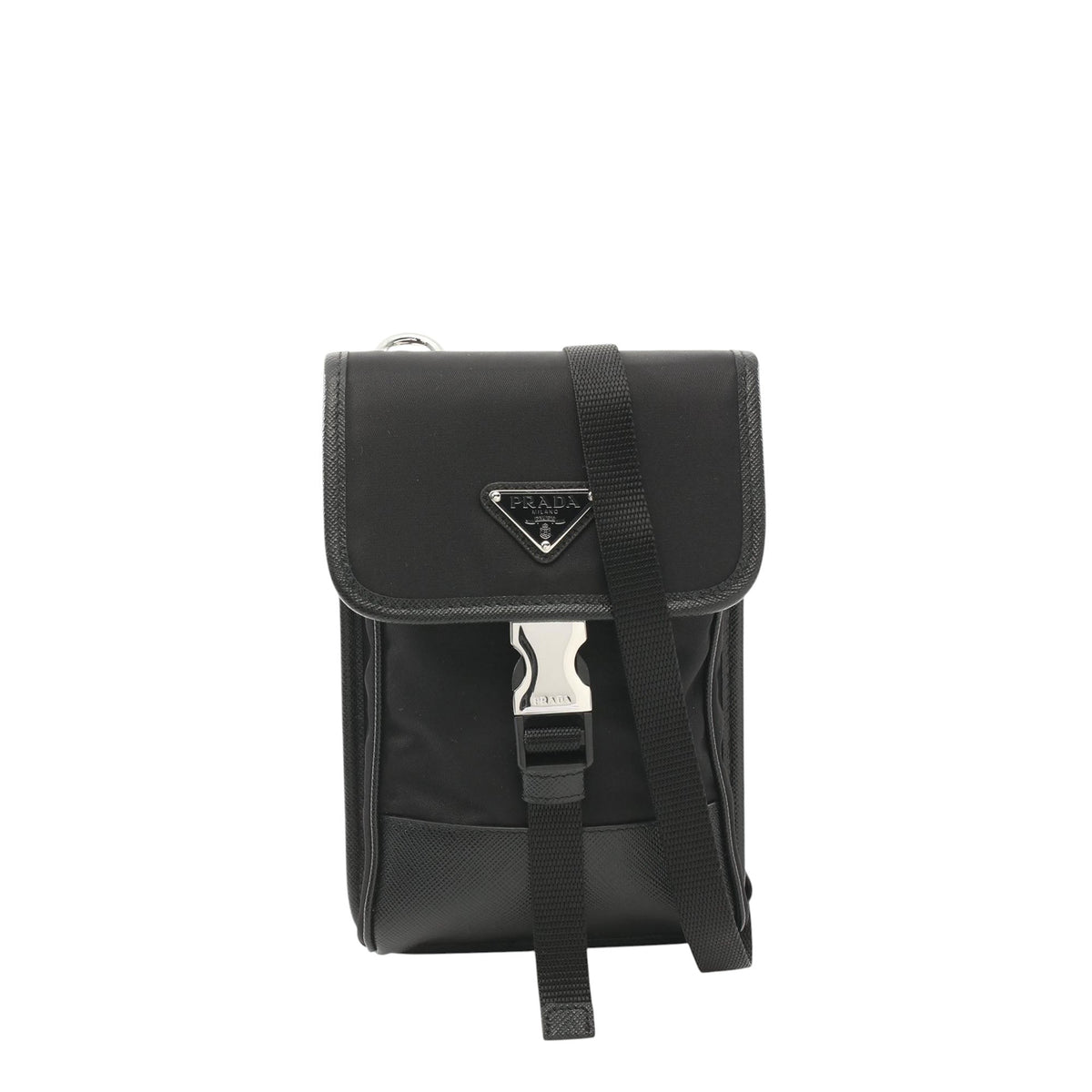 Prada Saffiano Trimmed Re Nylon Phone Case