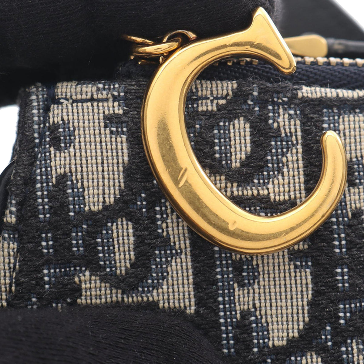 Dior Oblique Canvas Saddle Triple Zip Crossbody