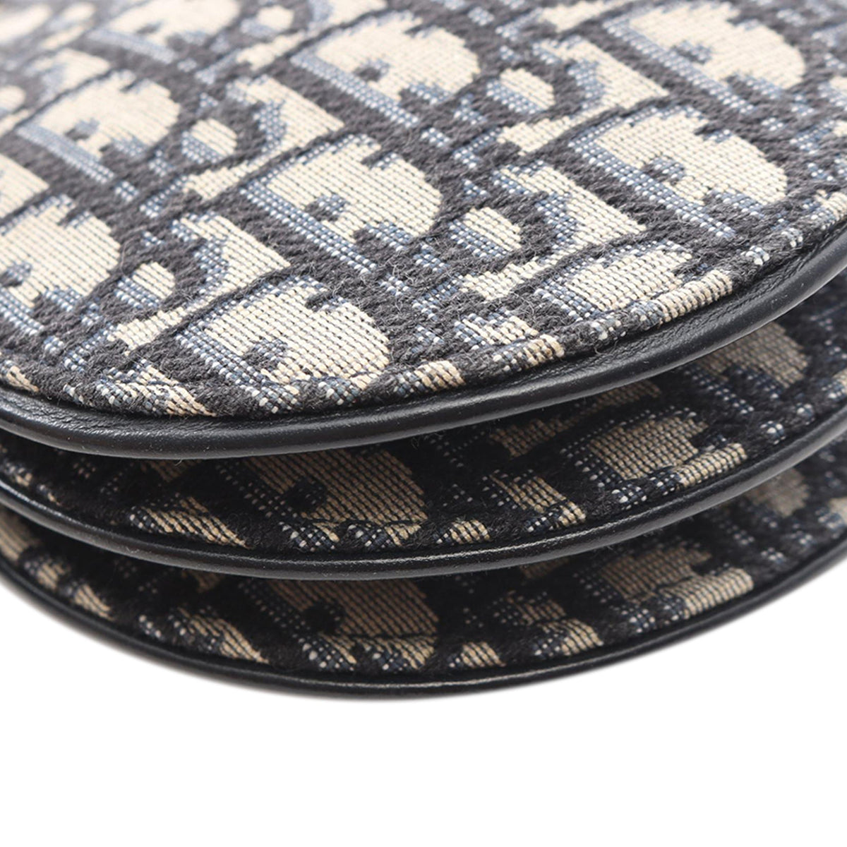 Dior Oblique Canvas Saddle Triple Zip Crossbody