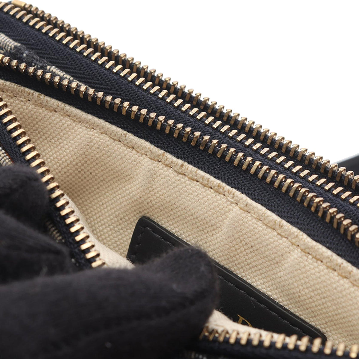 Dior Oblique Canvas Saddle Triple Zip Crossbody