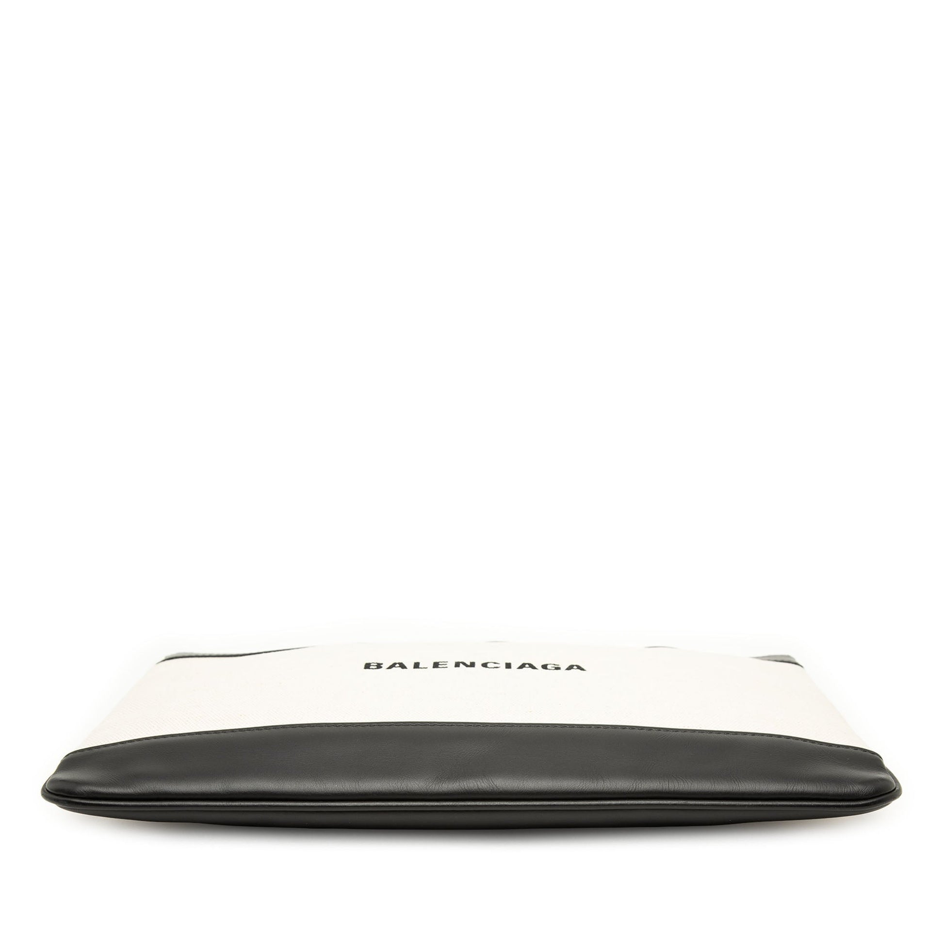 Balenciaga Canvas Navy Clip M Clutch