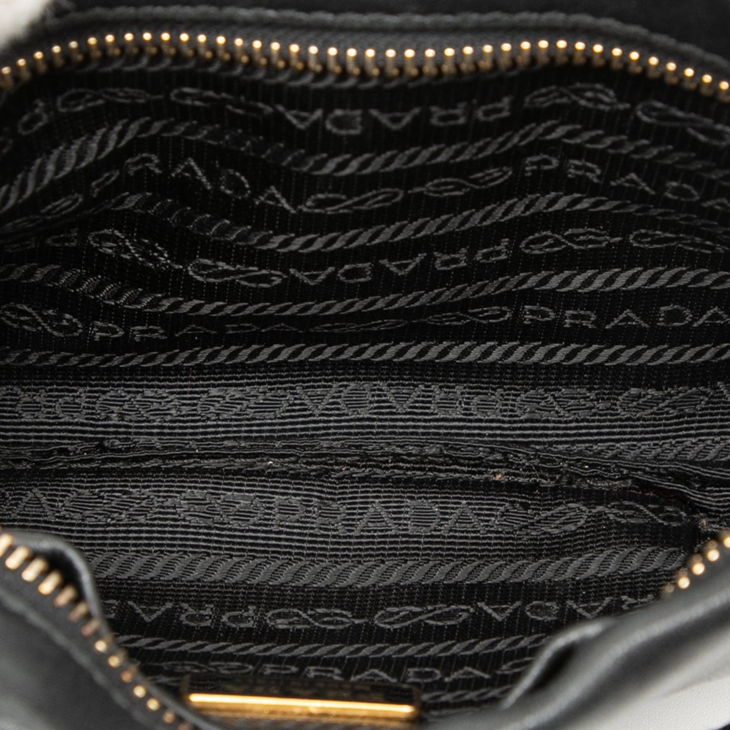 Prada Bicolor Nappa Fiocco Bow Clutch on Strap
