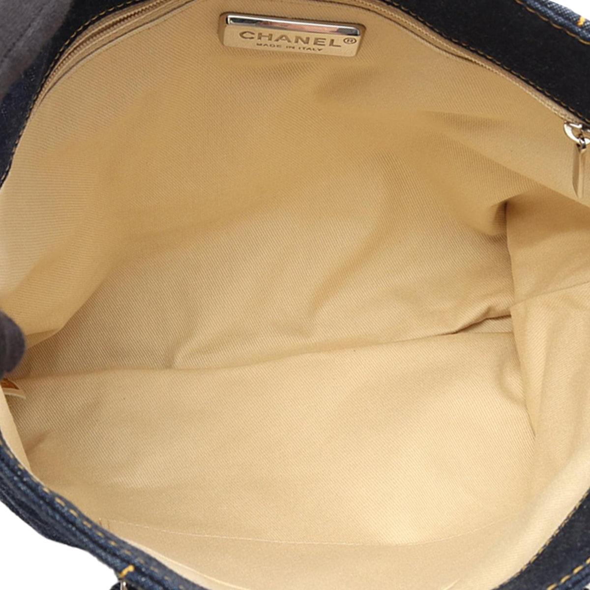 Chanel Denim Luxe Ligne Tote — Blue
