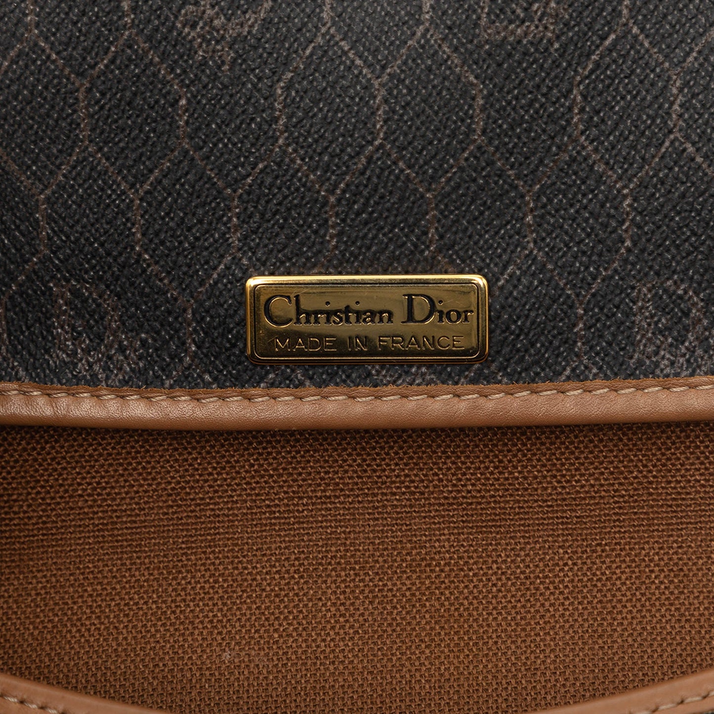 Dior Honeycomb Coated Canvas Crossbody