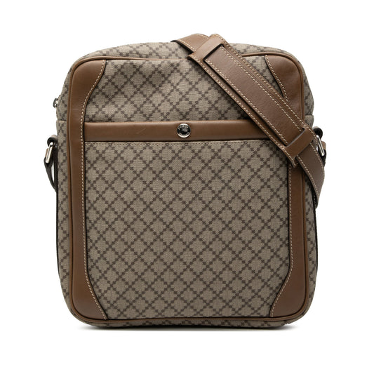 Gucci Diamante Coated Canvas Zip Crossbody