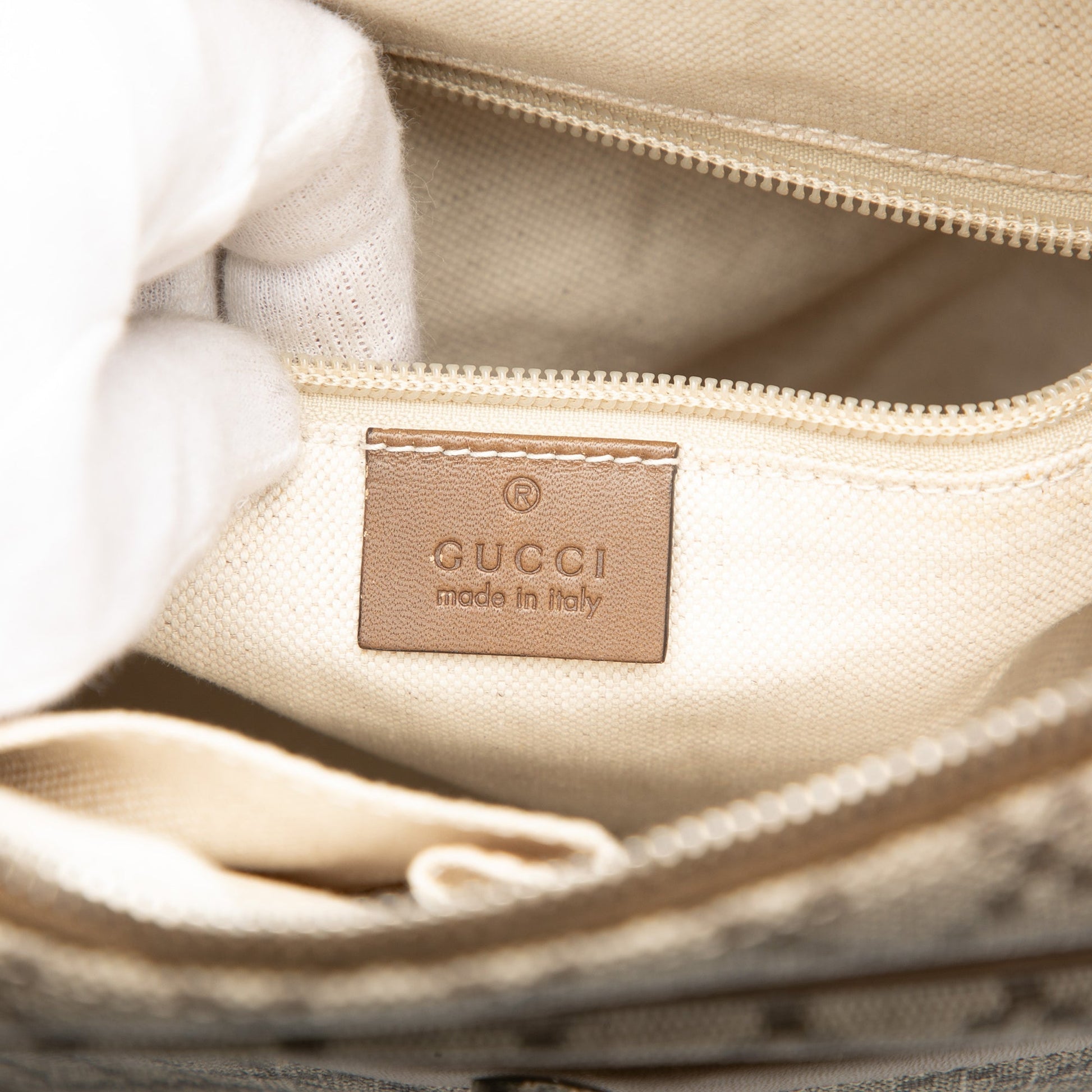 Gucci Diamante Coated Canvas Zip Crossbody
