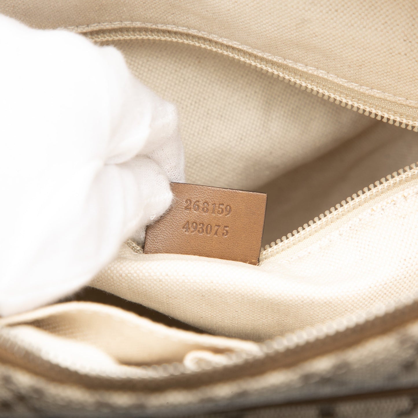 Gucci Diamante Coated Canvas Zip Crossbody