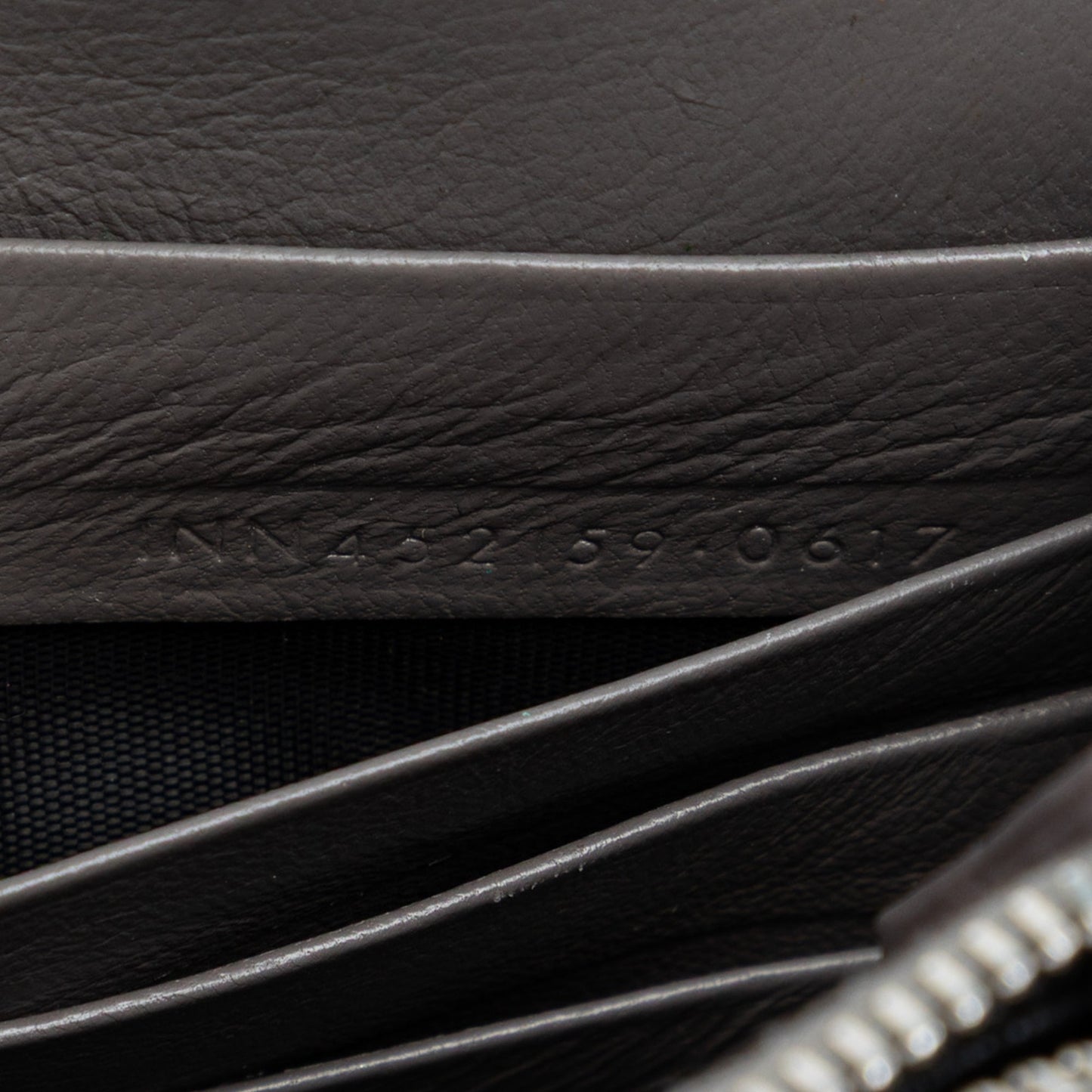 Saint Laurent Croc Embossed Leather Monogram Kate Tassel Wallet on Chain