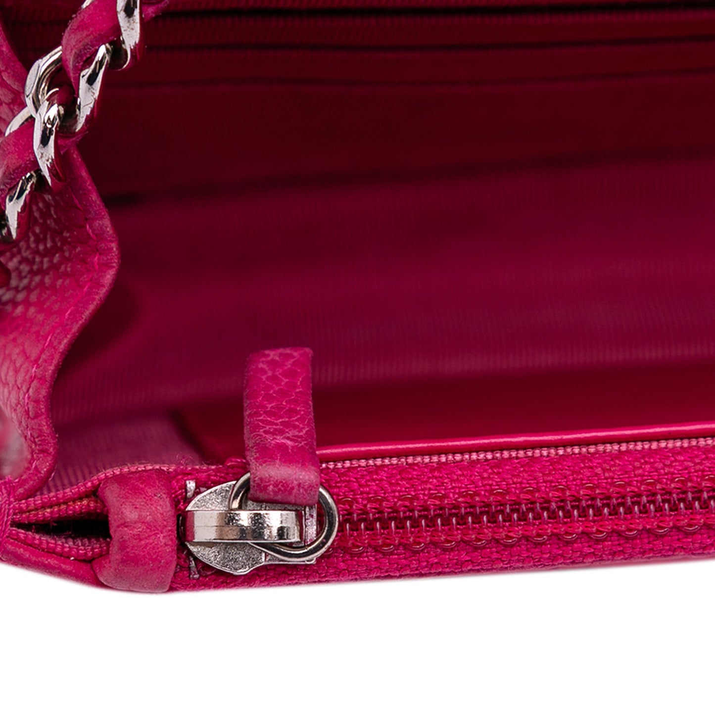 Chanel Classic Caviar Wallet On Chain