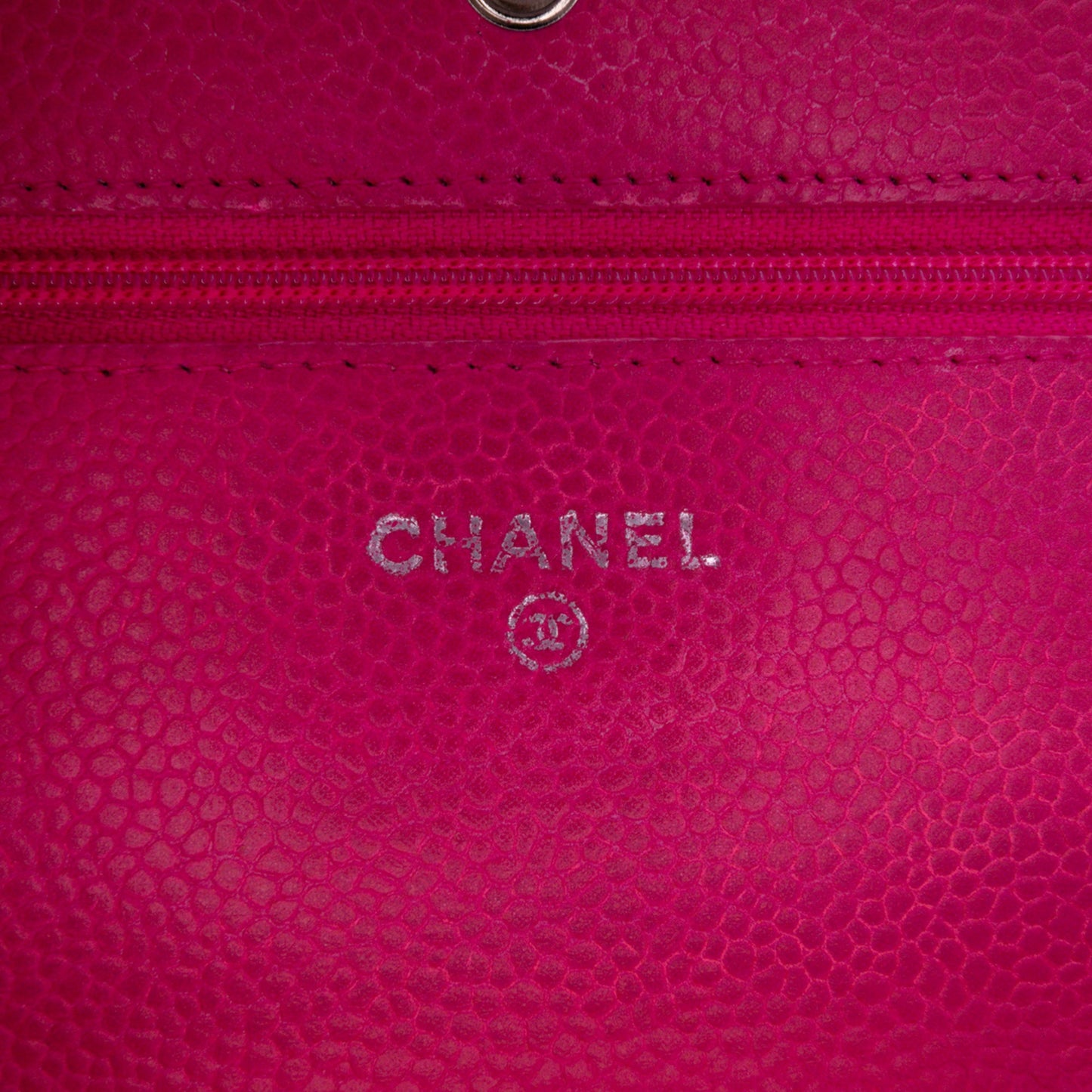 Chanel Classic Caviar Wallet On Chain