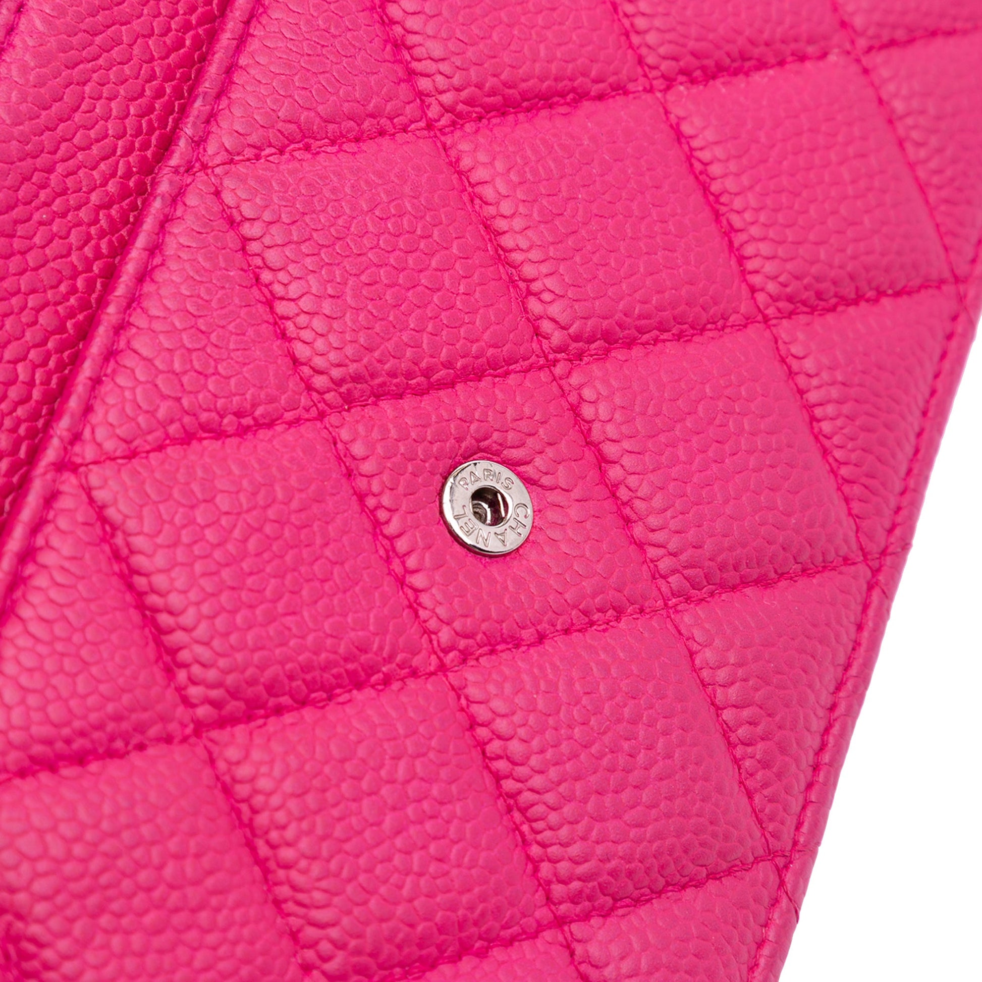 Chanel Classic Caviar Wallet On Chain