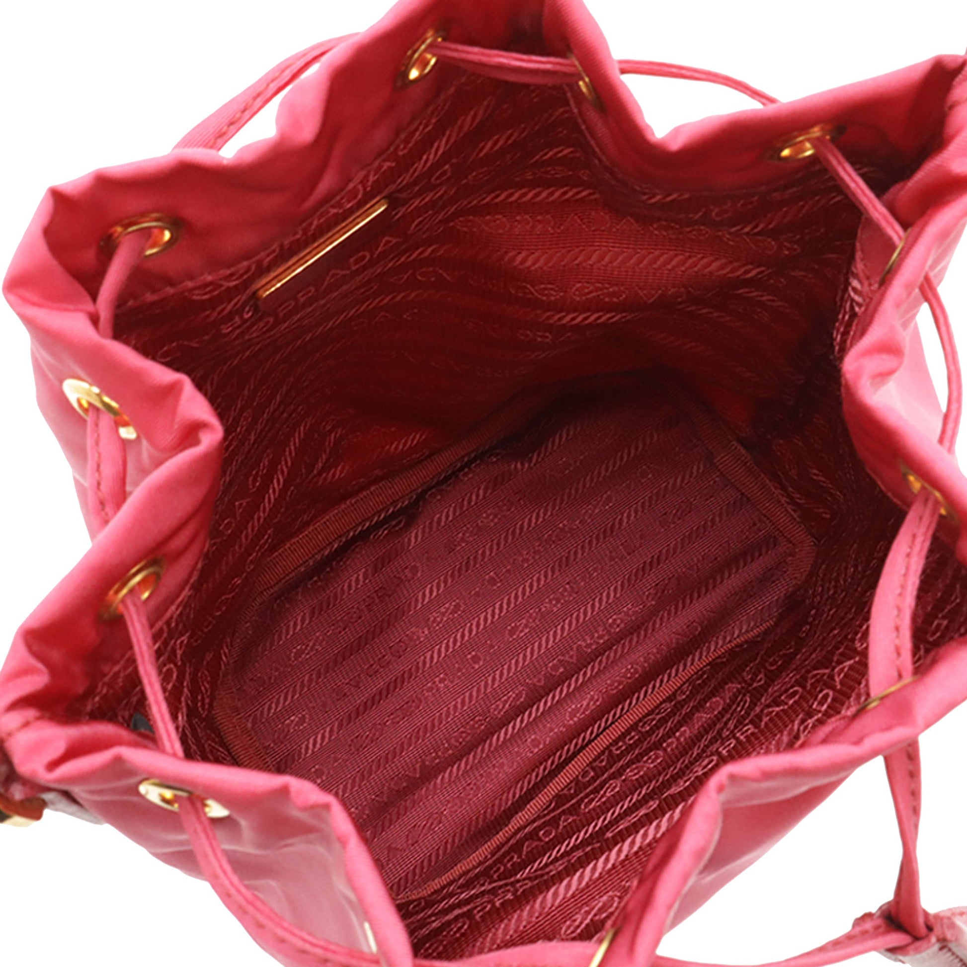 Prada Re Nylon Duet Bucket Bag