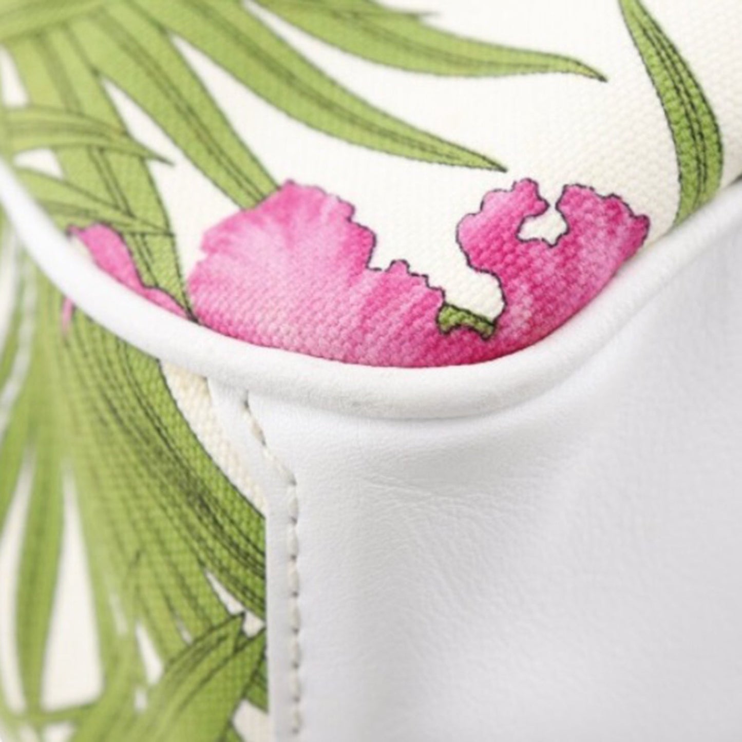 Celine Canvas Botanical Print Boogie Handbag