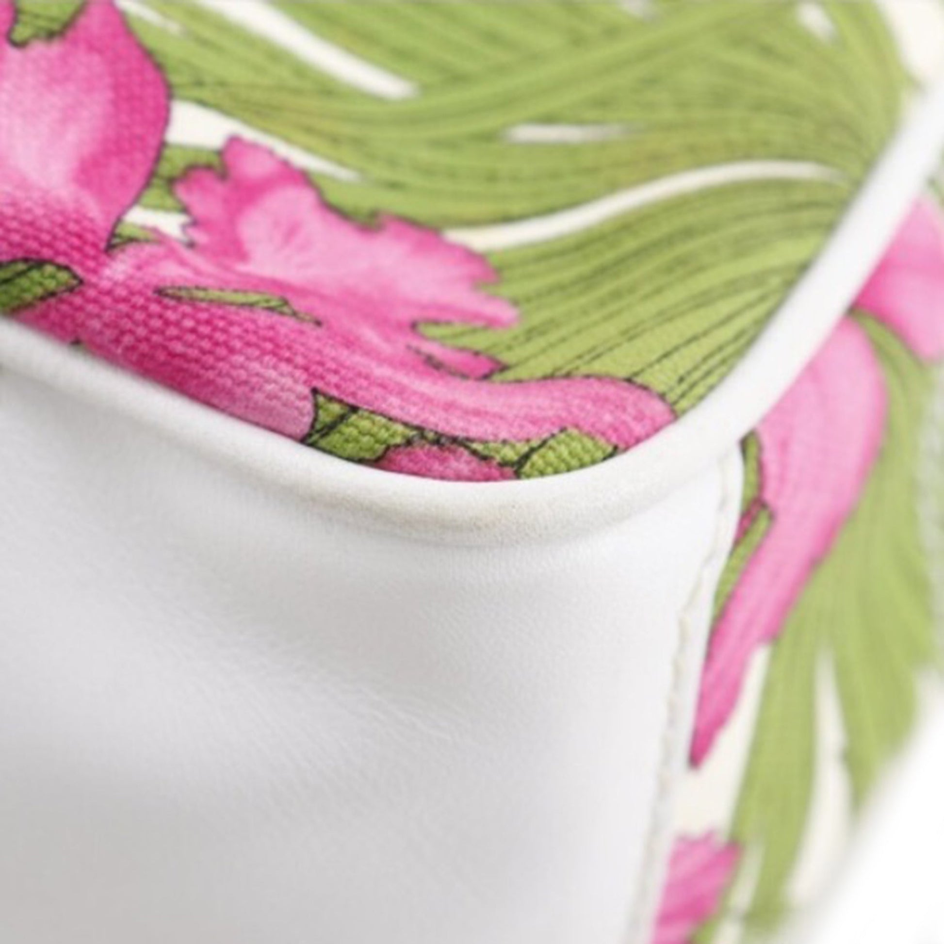 Celine Canvas Botanical Print Boogie Handbag
