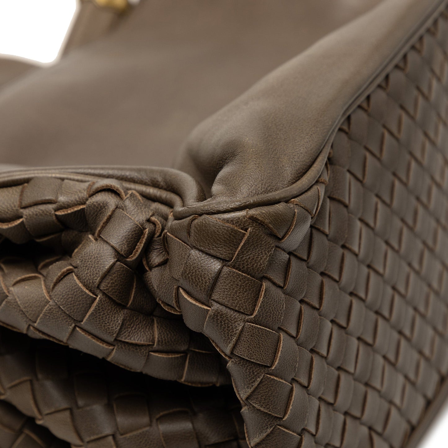 Bottega Veneta Intrecciato Trimmed Nappa Napoli Handbag