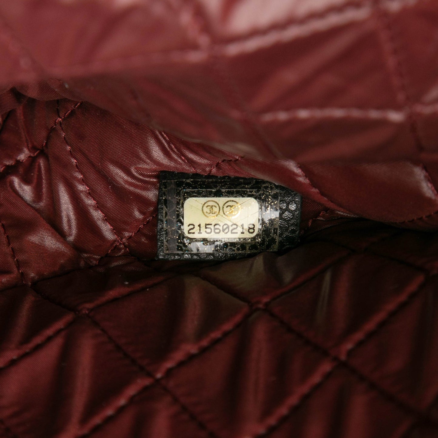 Chanel Large Quilted Caviar O Case Clutch