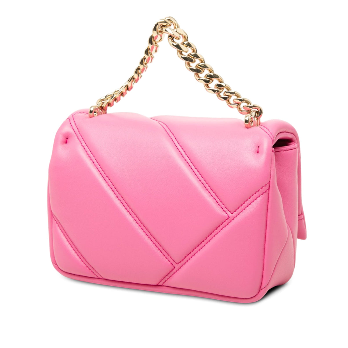Bvlgari Mini Leather Serpenti Cabochon Satchel — Pink