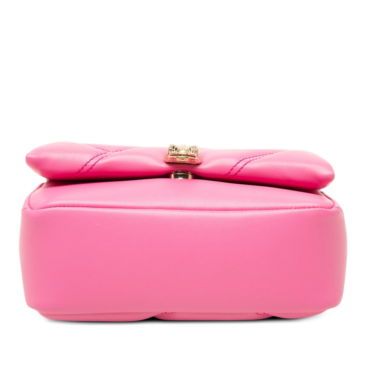 Bvlgari Mini Leather Serpenti Cabochon Satchel — Pink
