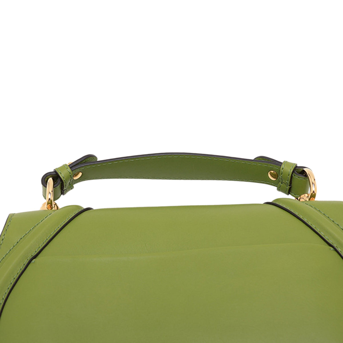 Gucci Medium Calfskin Blondie Top Handle Bag — Green