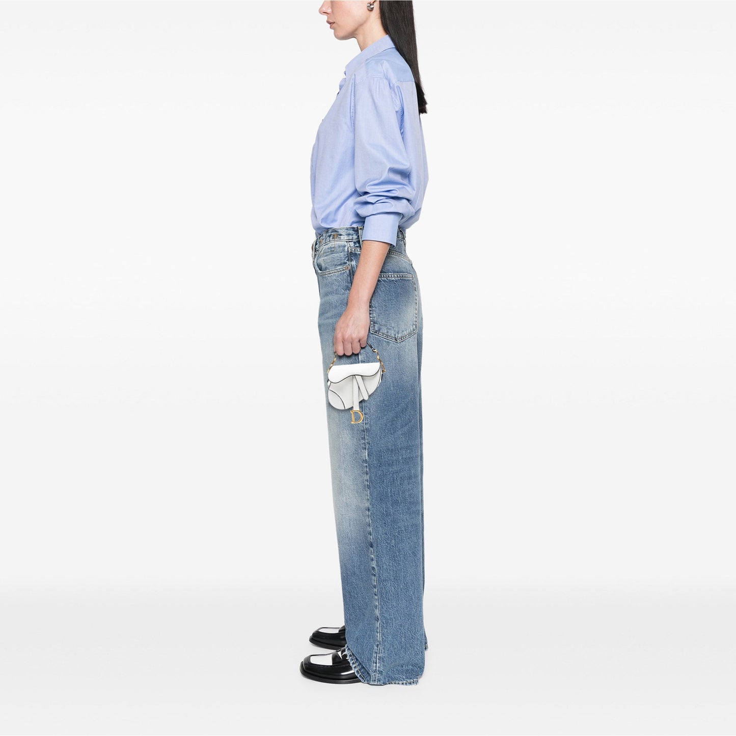 Dior Micro Goatskin Saddle Bag