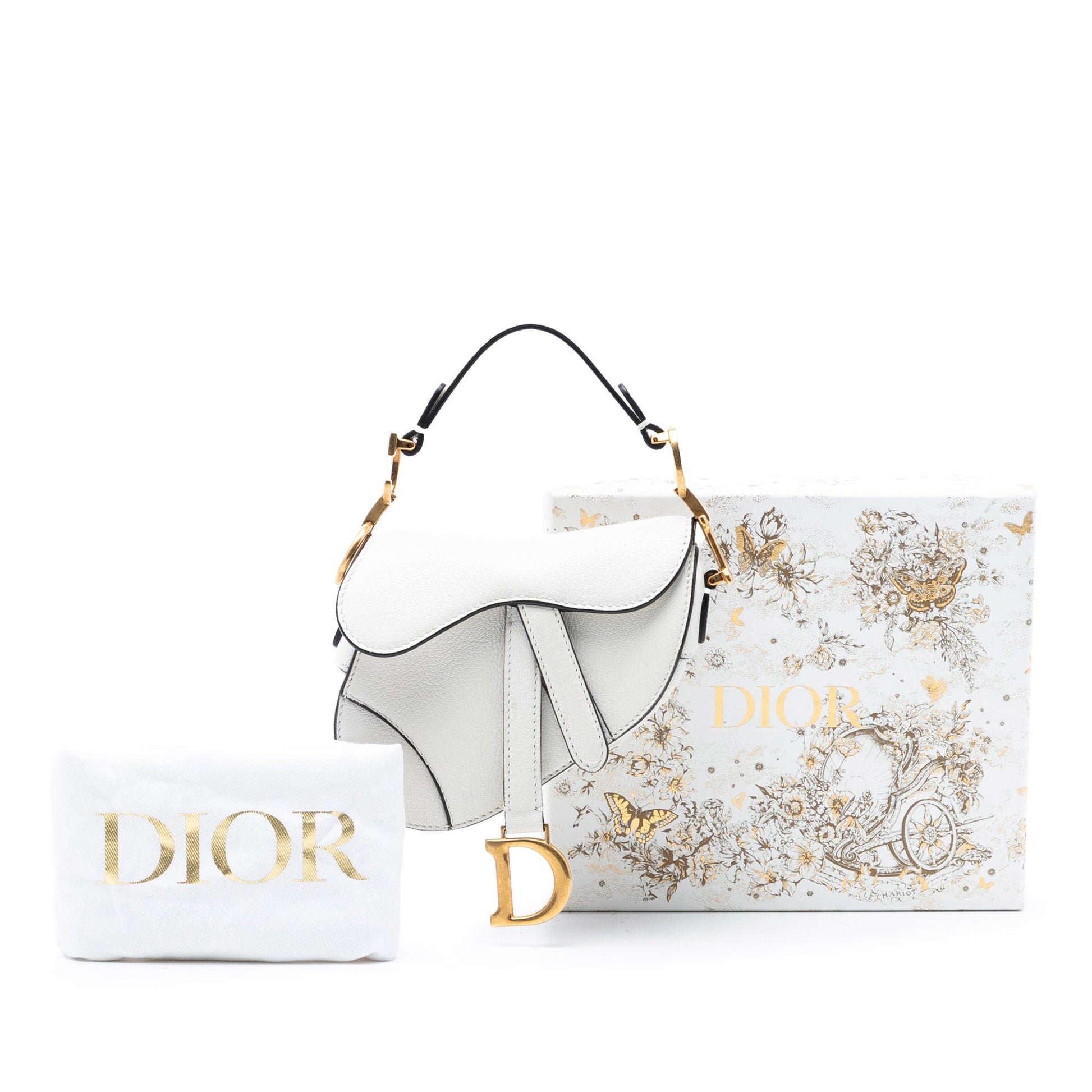 Dior Micro Goatskin Saddle Bag