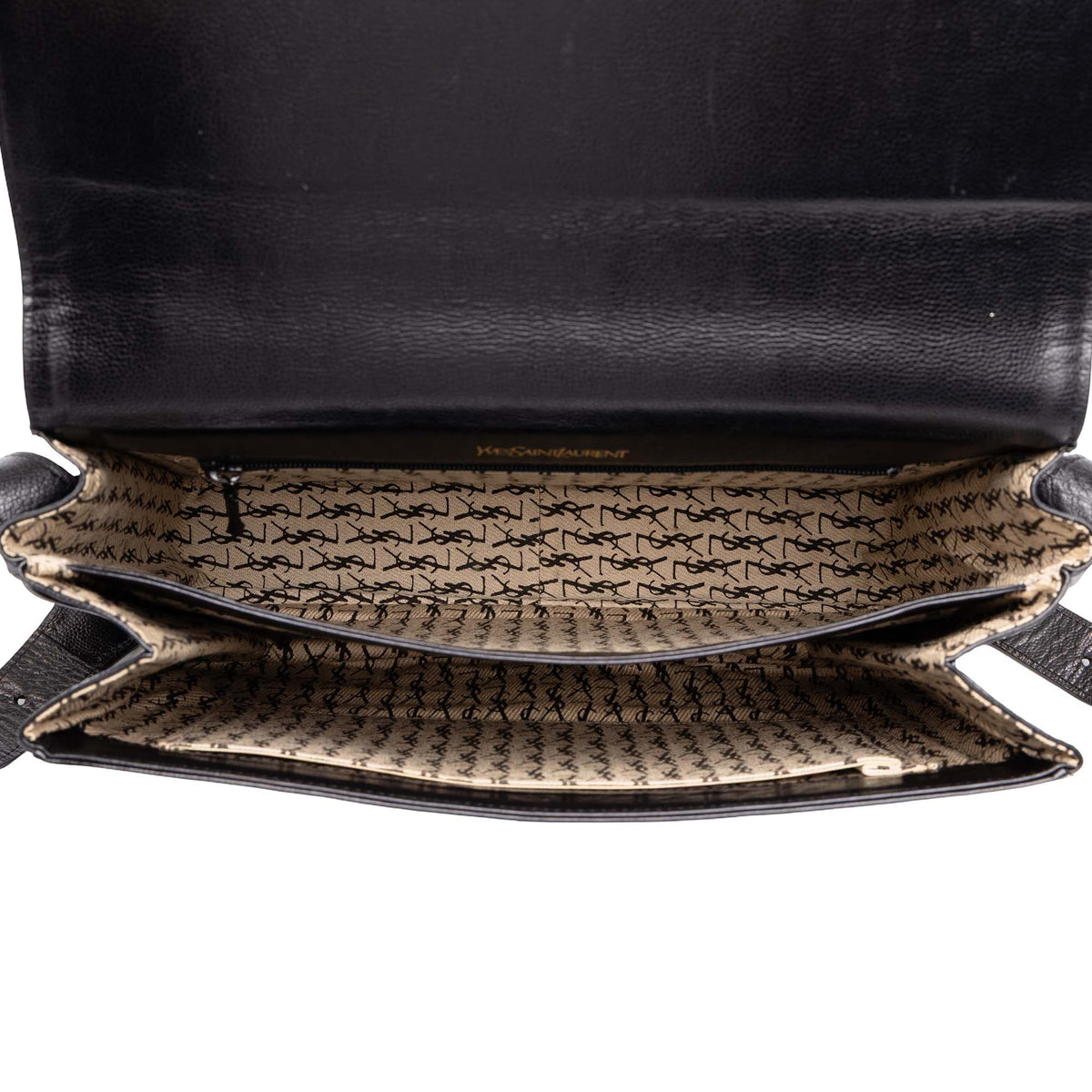 Saint Laurent Grained Leather Crossbody