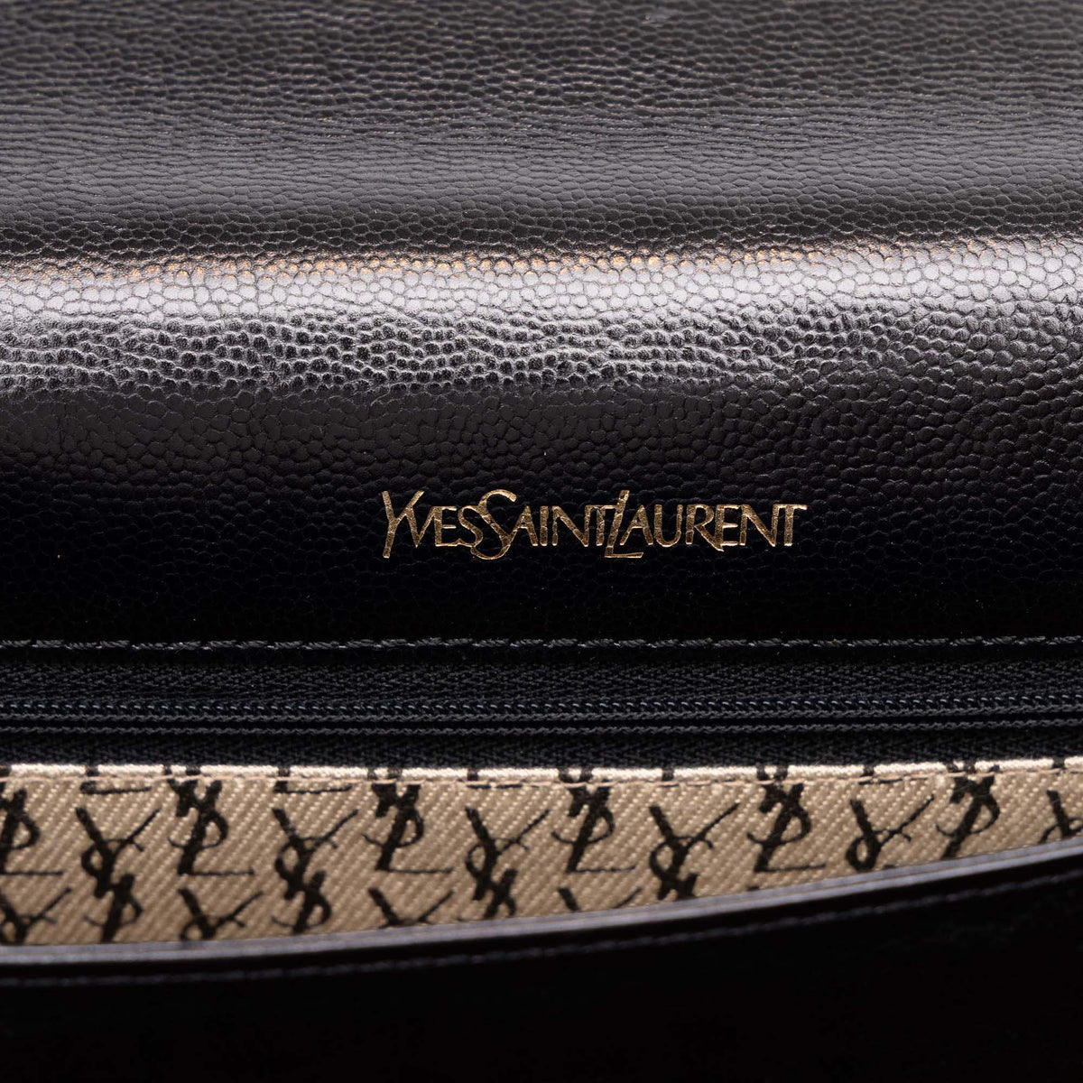 Saint Laurent Grained Leather Crossbody