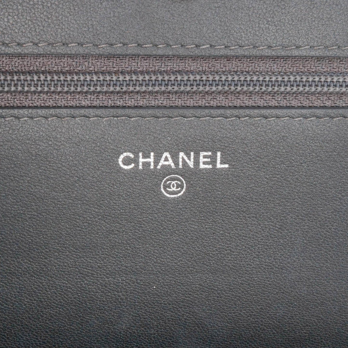 Chanel CC Studded Lambskin Camellia Wallet On Chain