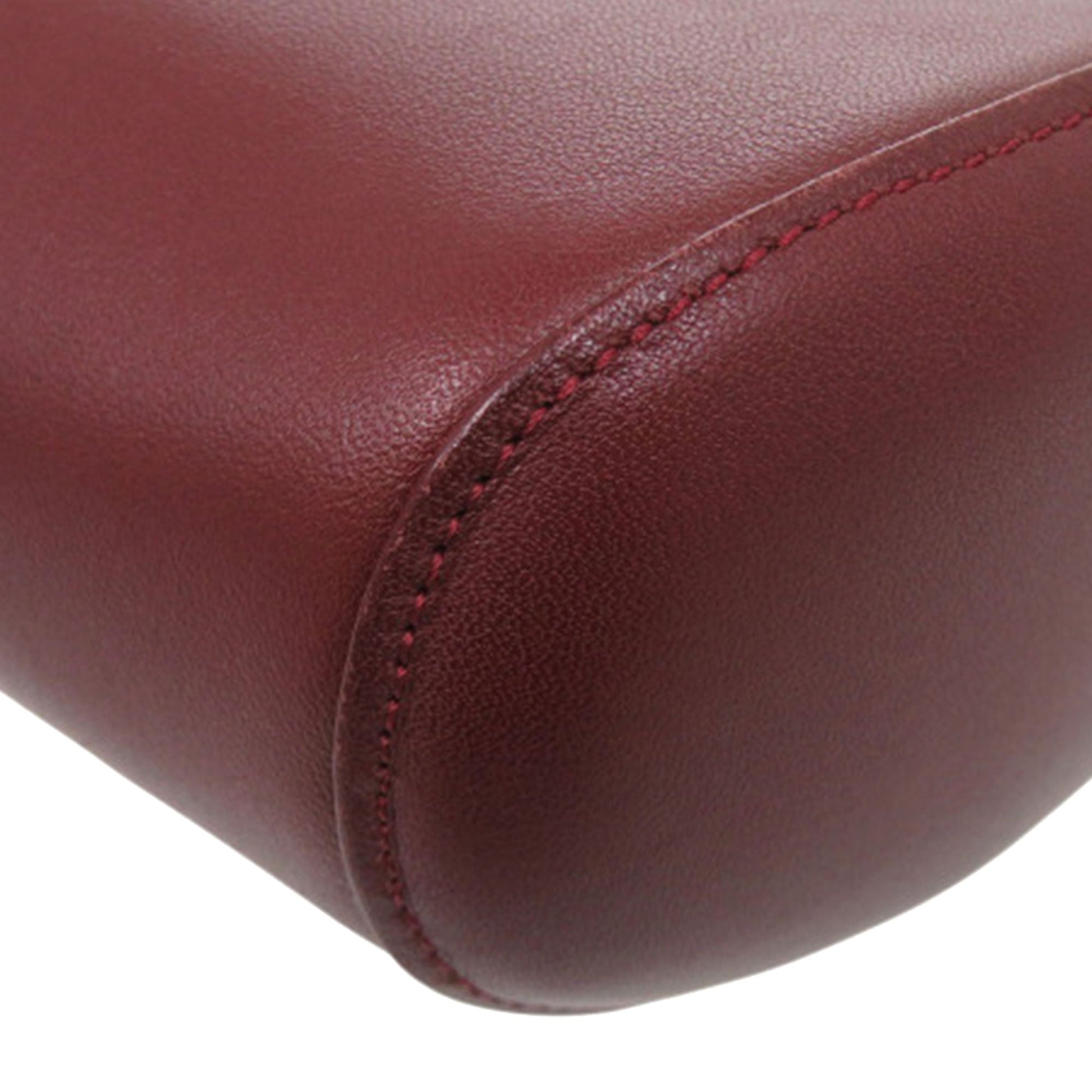 Cartier Leather Cabochon Handbag