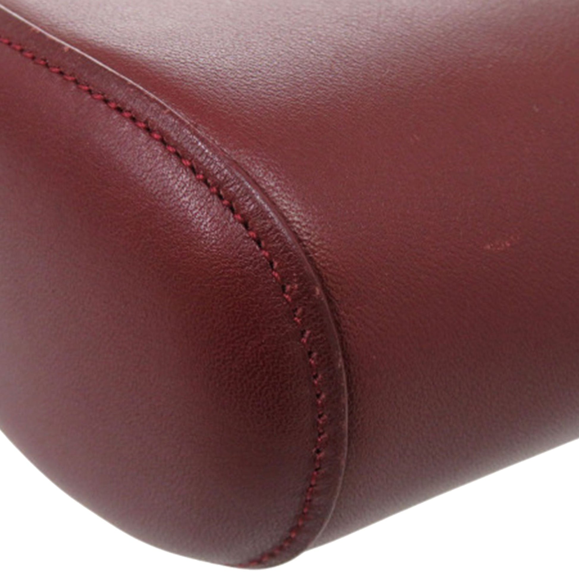 Cartier Leather Cabochon Handbag