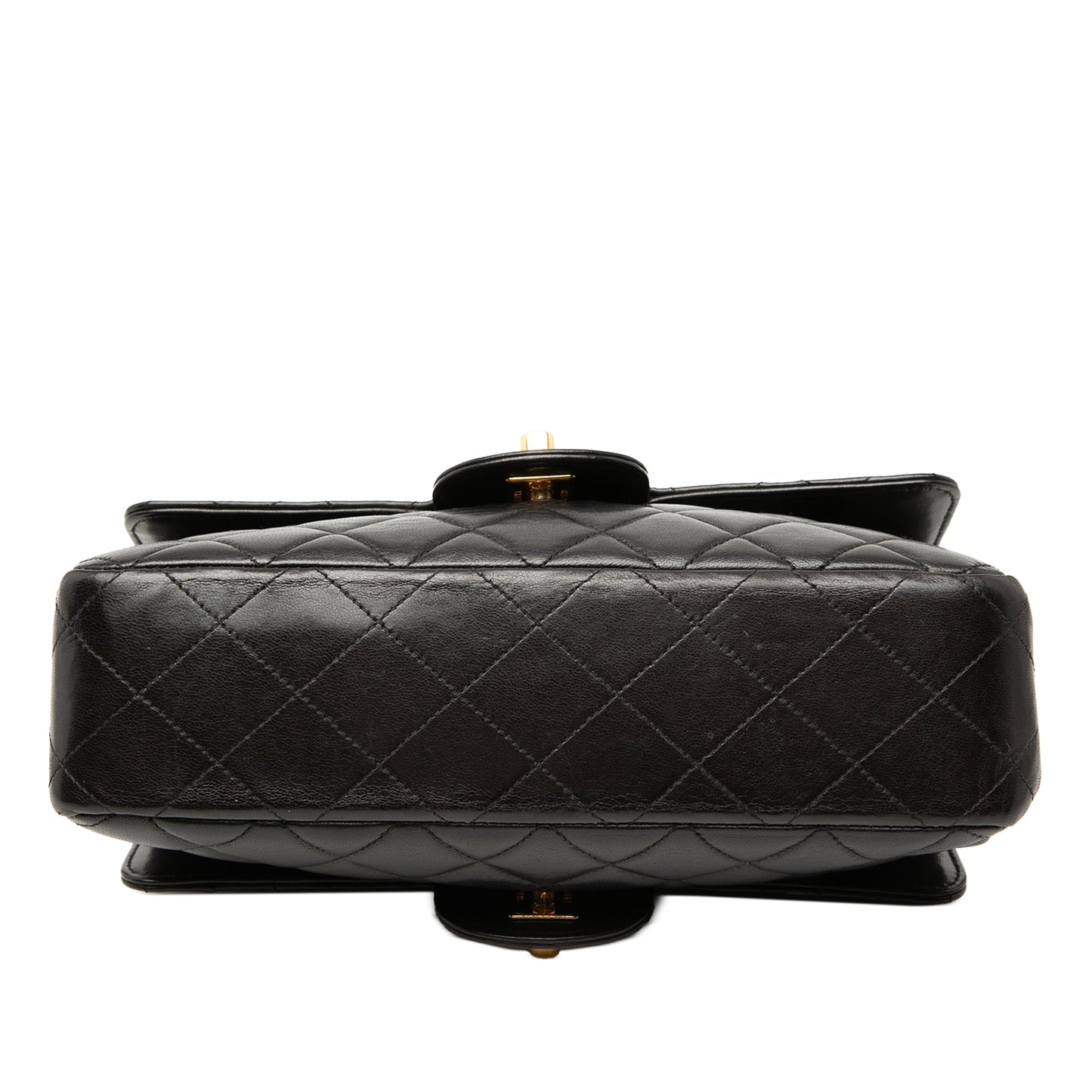 Small Quilted Lambskin Double Sided Flap