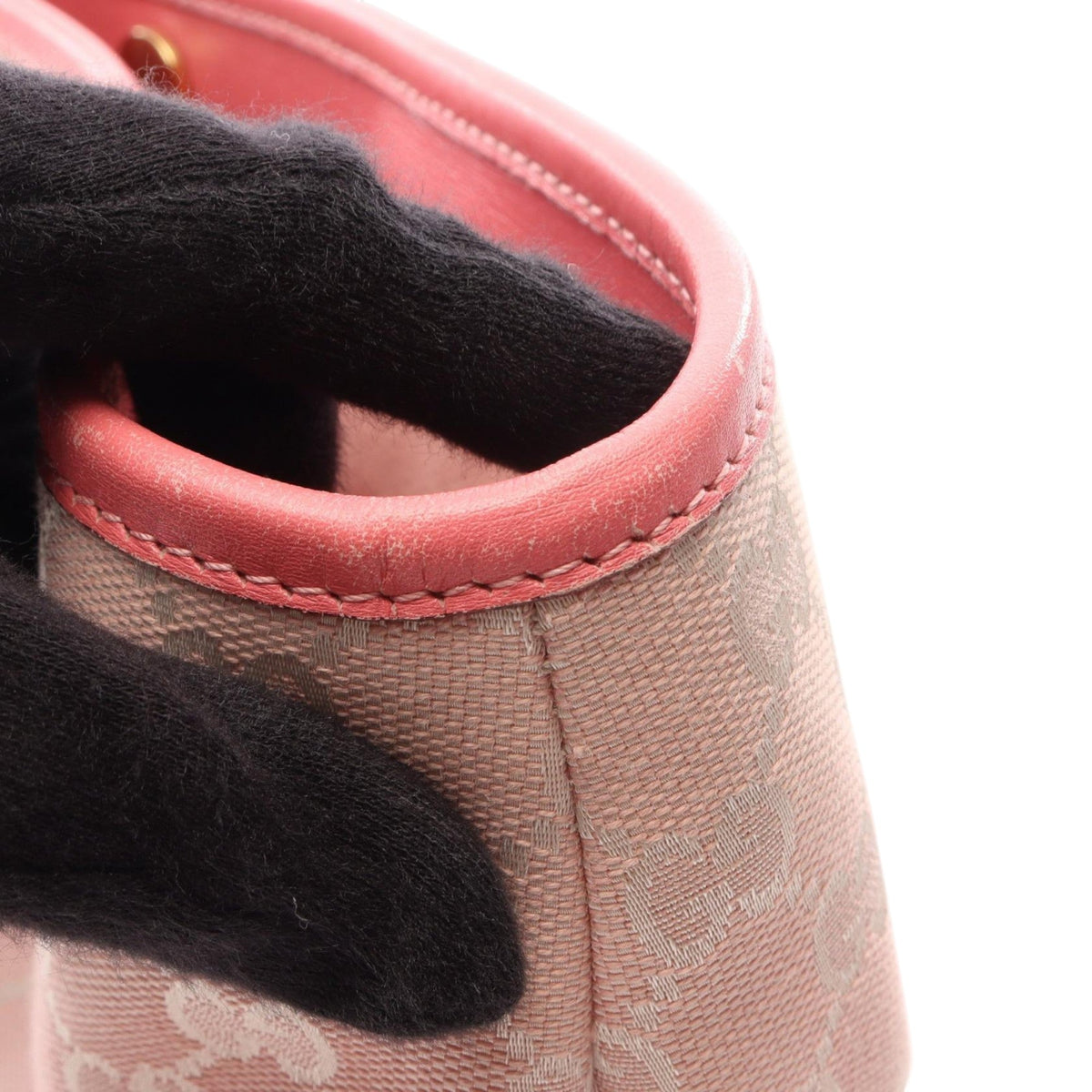 Gucci GG Canvas Joy Tote — Pink