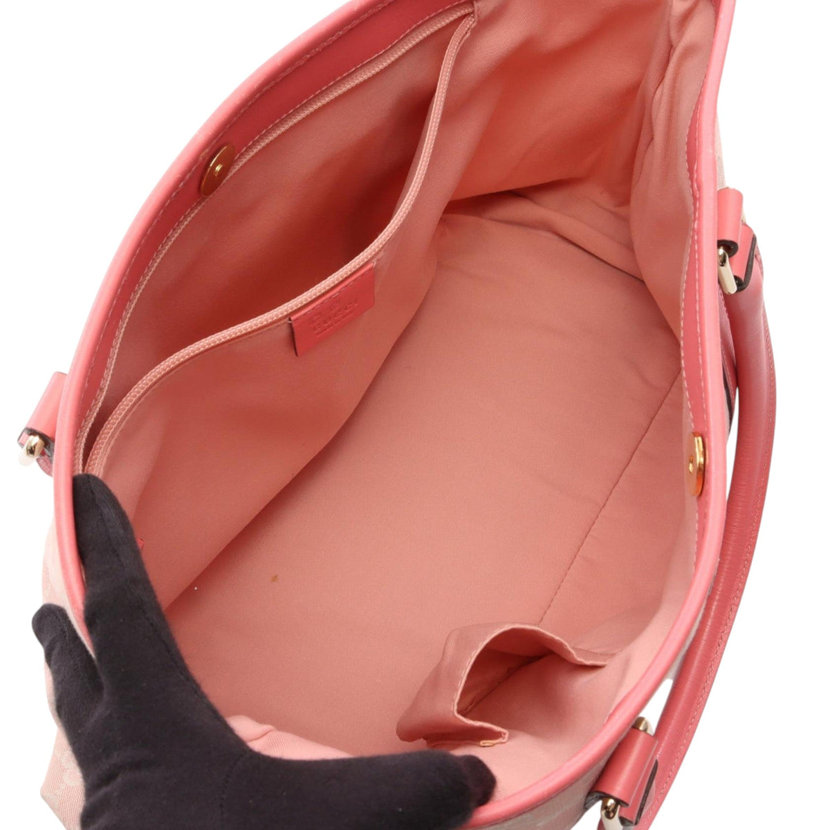 Gucci GG Canvas Joy Tote — Pink