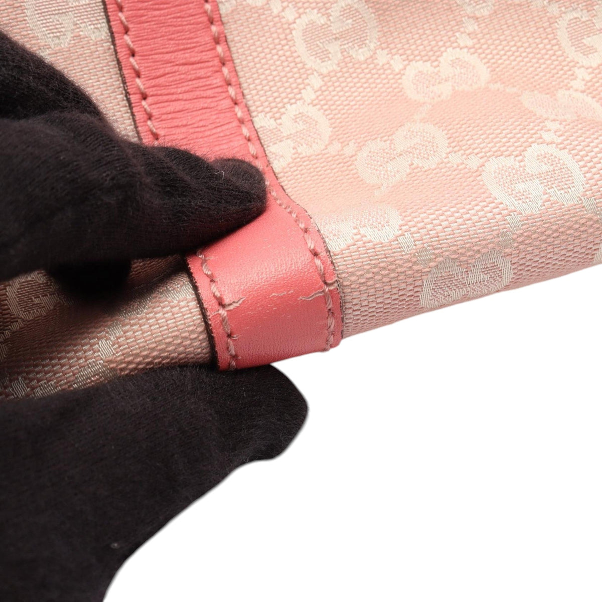 Gucci GG Canvas Joy Tote — Pink