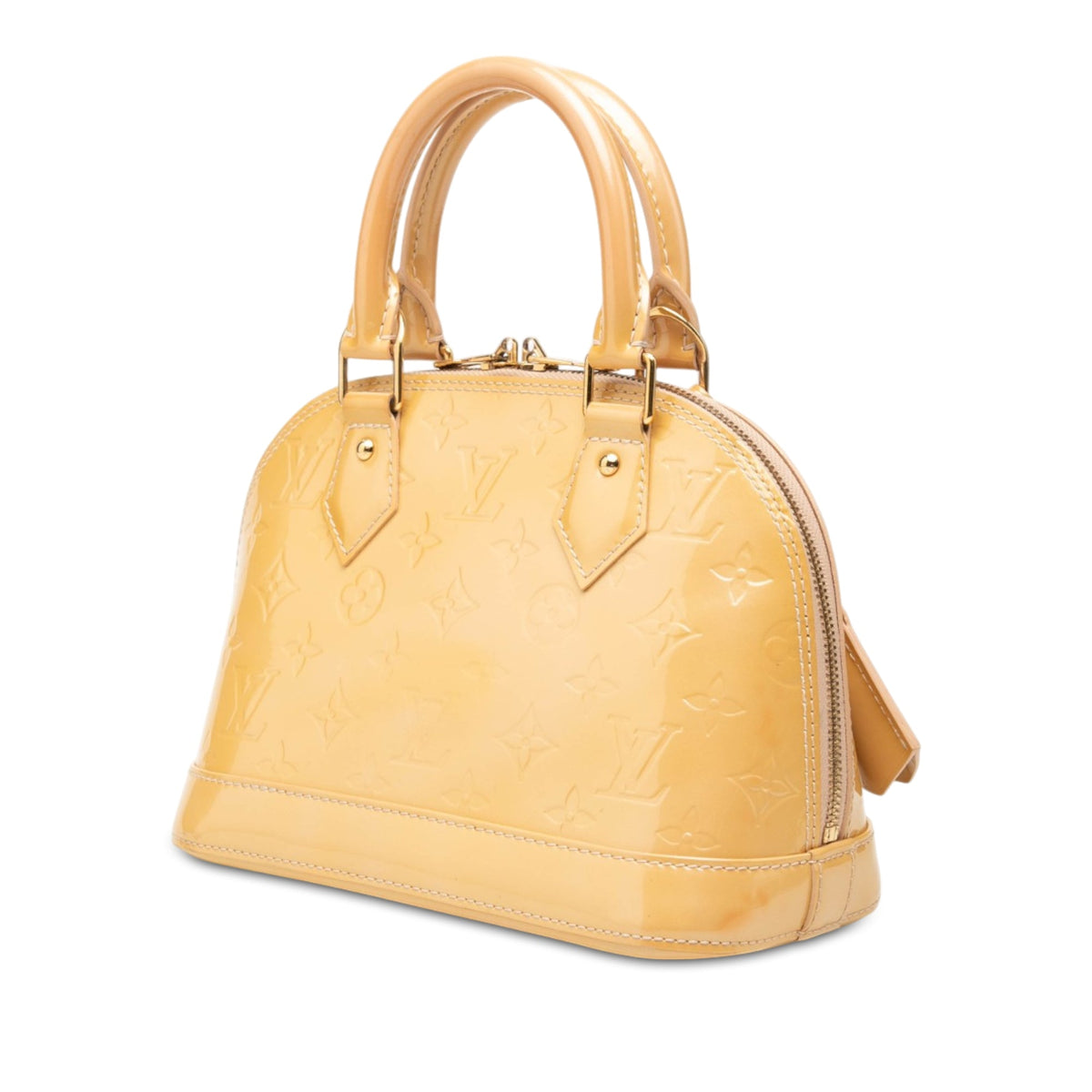 Louis Vuitton Monogram Vernis Alma BB — Yellow