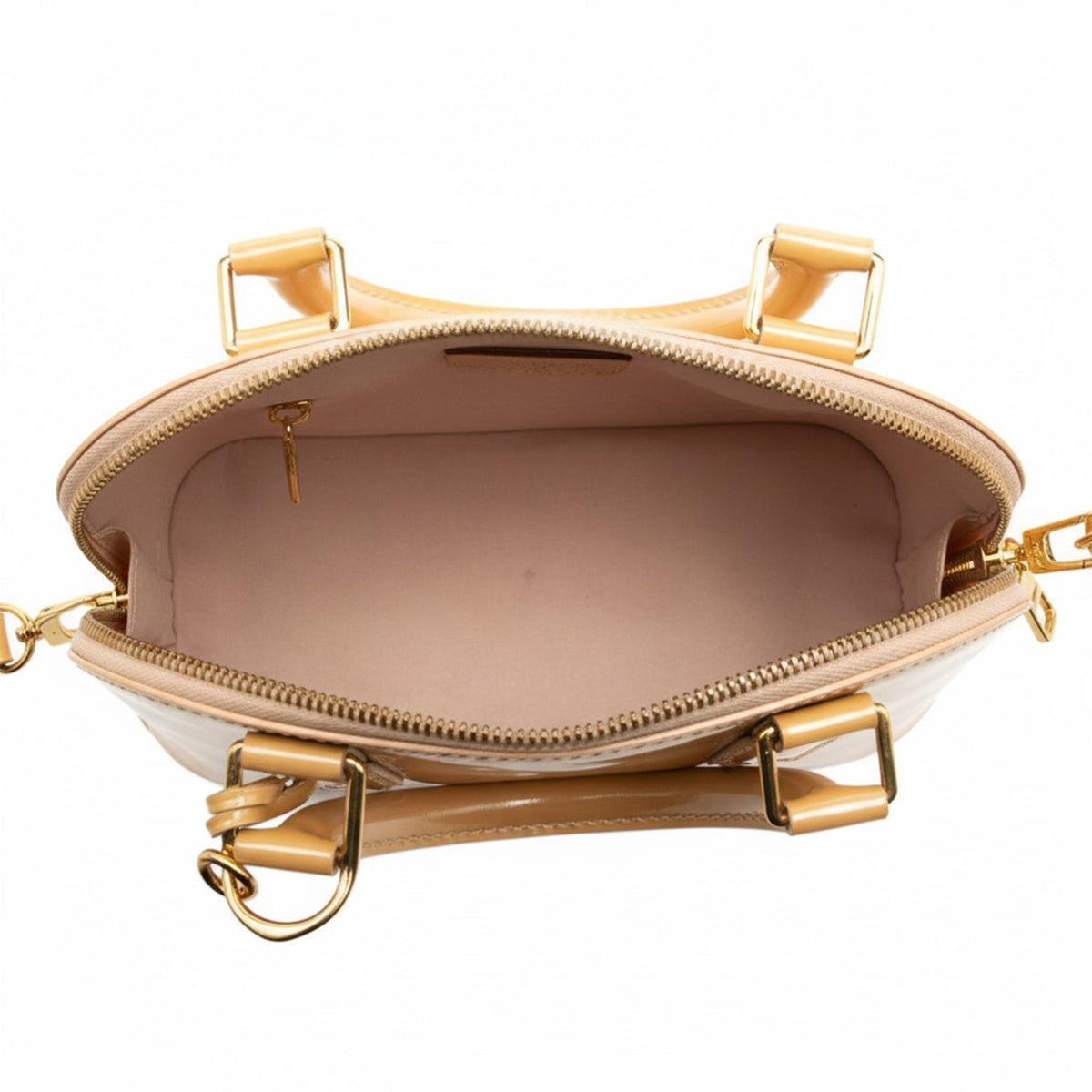Louis Vuitton Monogram Vernis Alma BB — Yellow