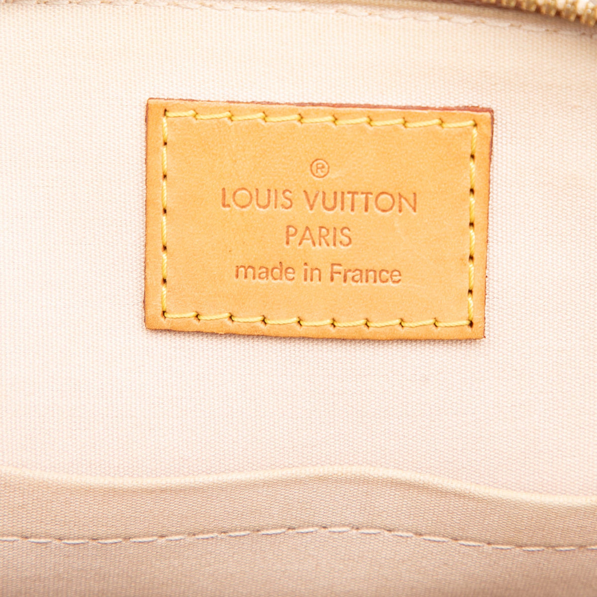 Louis Vuitton Monogram Vernis Alma BB — Yellow