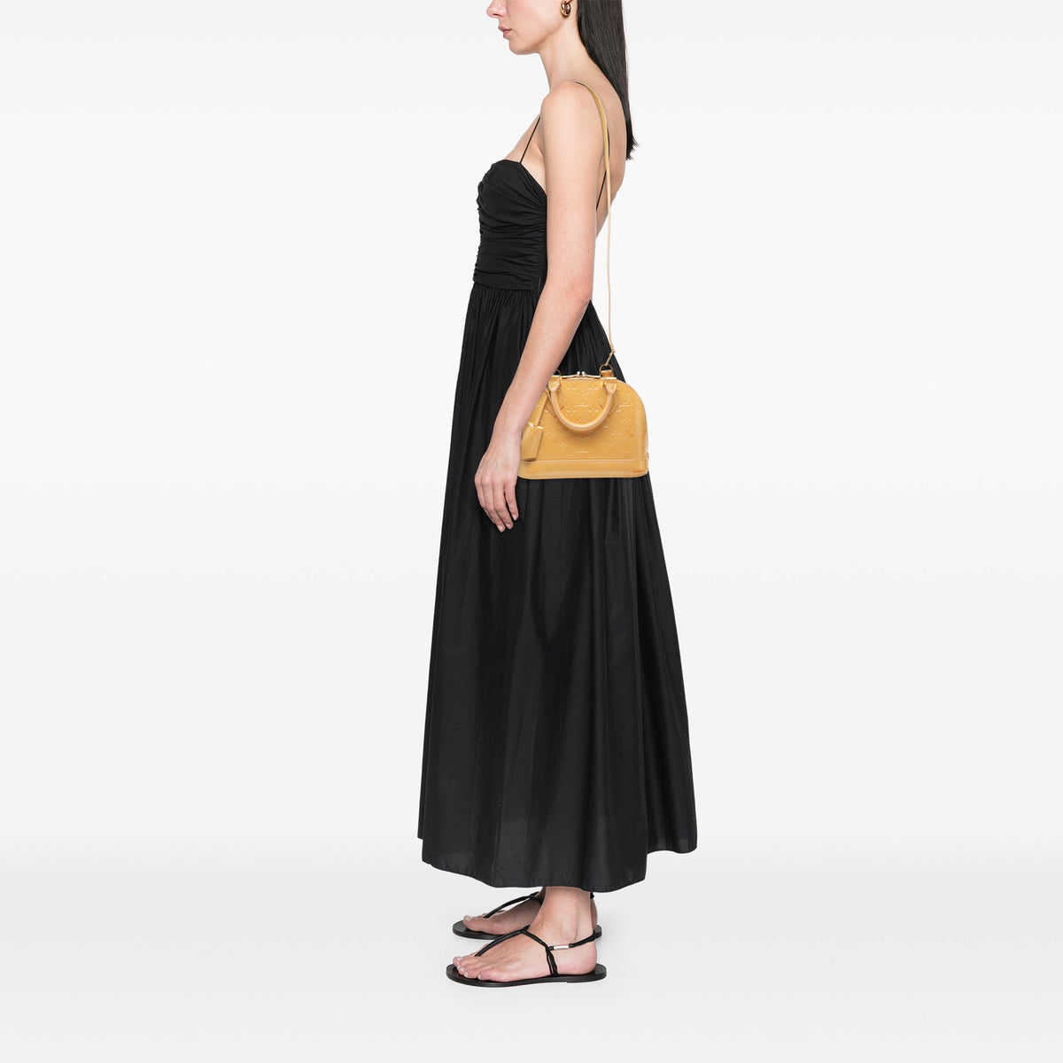 Louis Vuitton Monogram Vernis Alma BB — Yellow