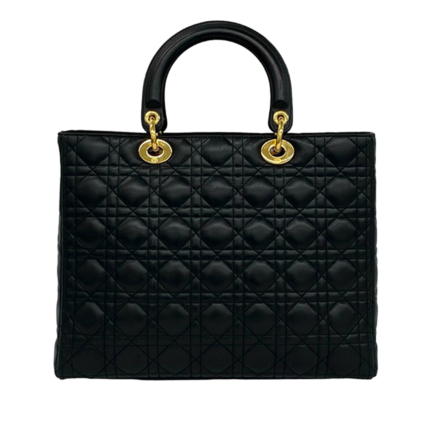 Dior Large Lambskin Cannage Lady Dior