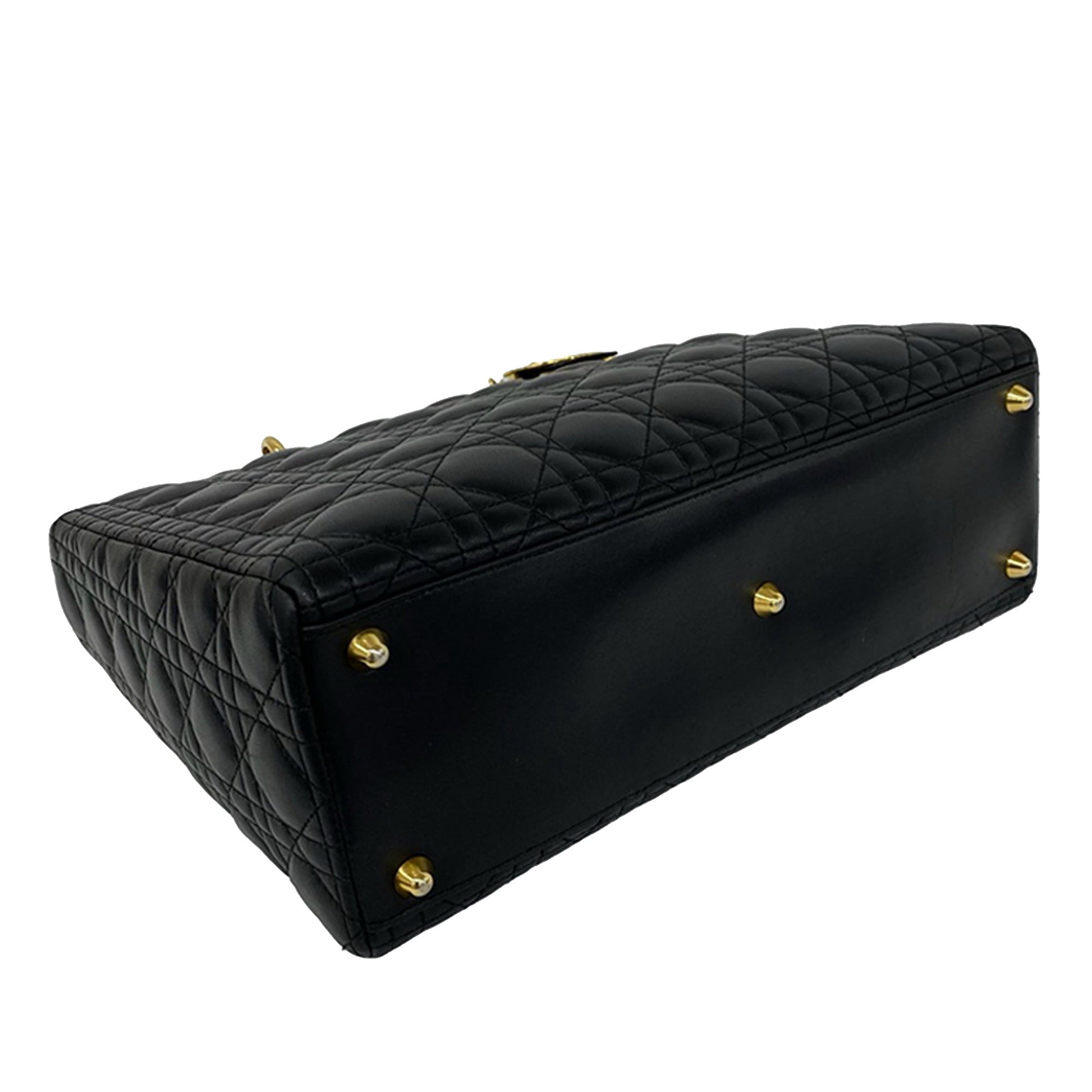 Dior Large Lambskin Cannage Lady Dior