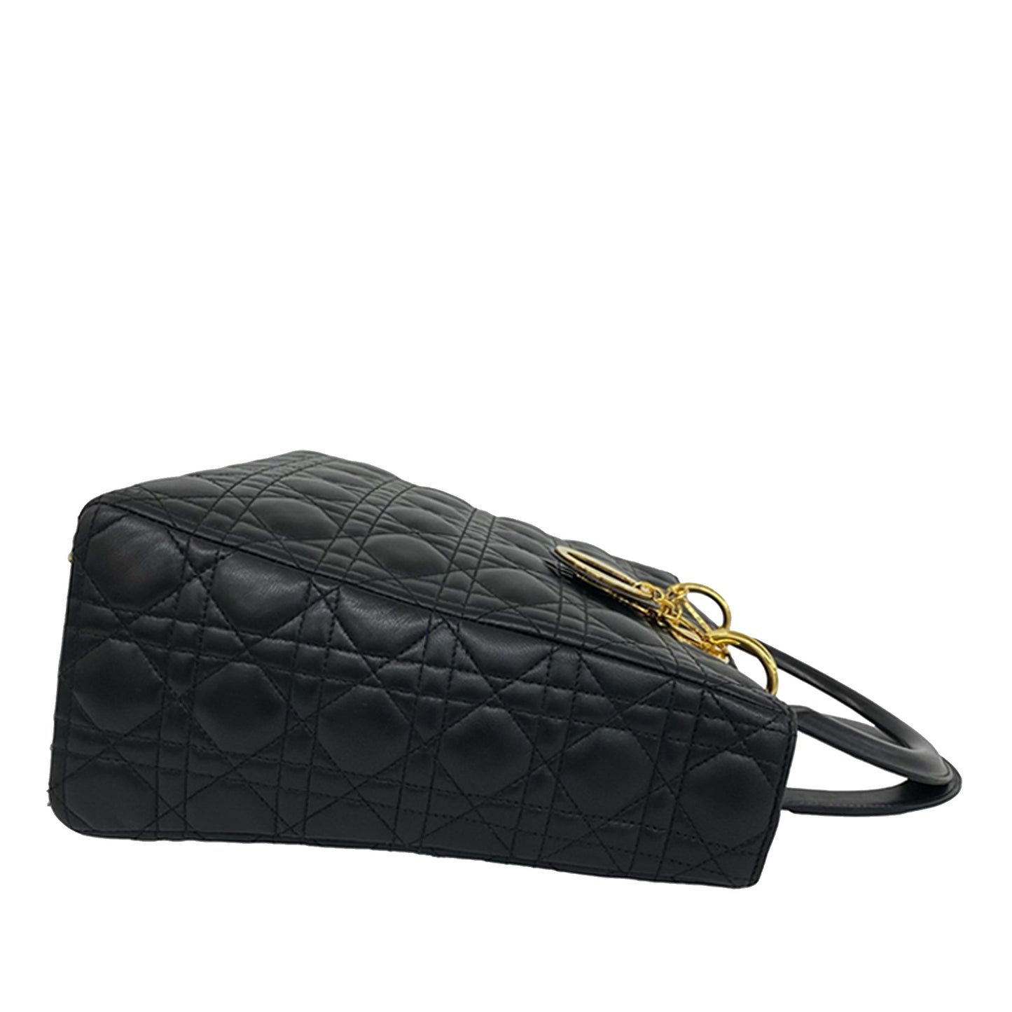 Dior Large Lambskin Cannage Lady Dior