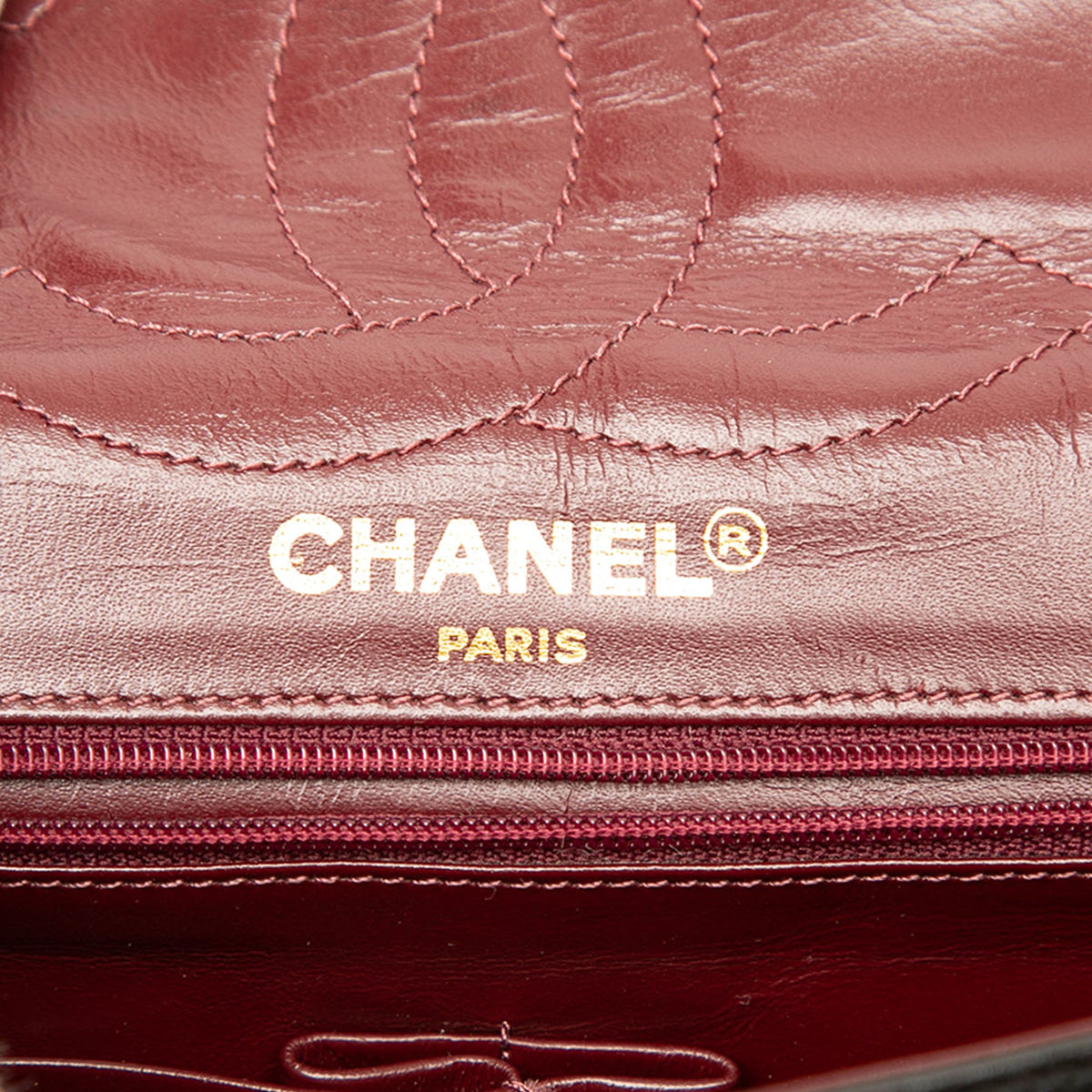 Chanel Limited Edition Paris Medium CC Quilted Lambskin Double Flap — Black