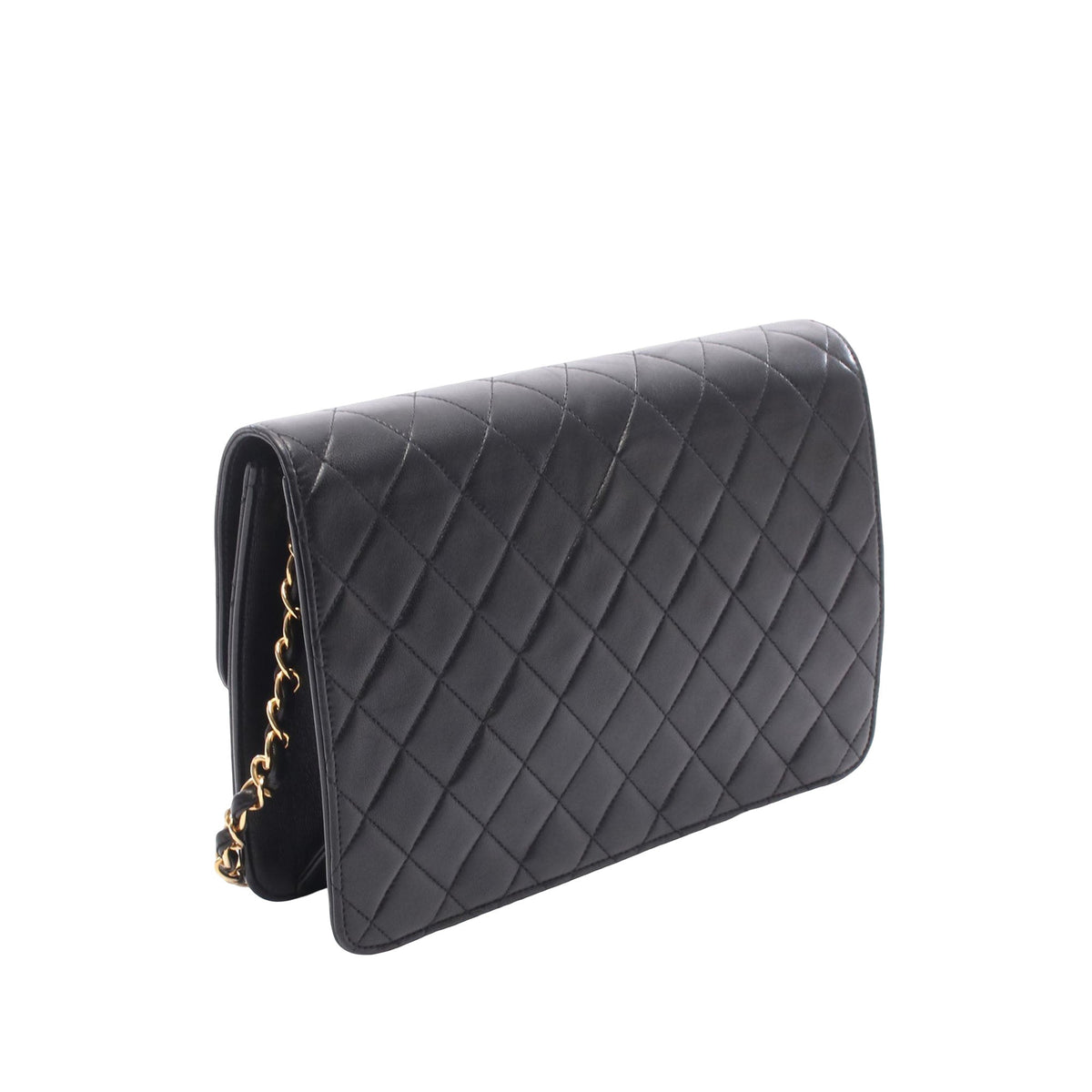 Chanel CC Quilted Lambskin Single Flap