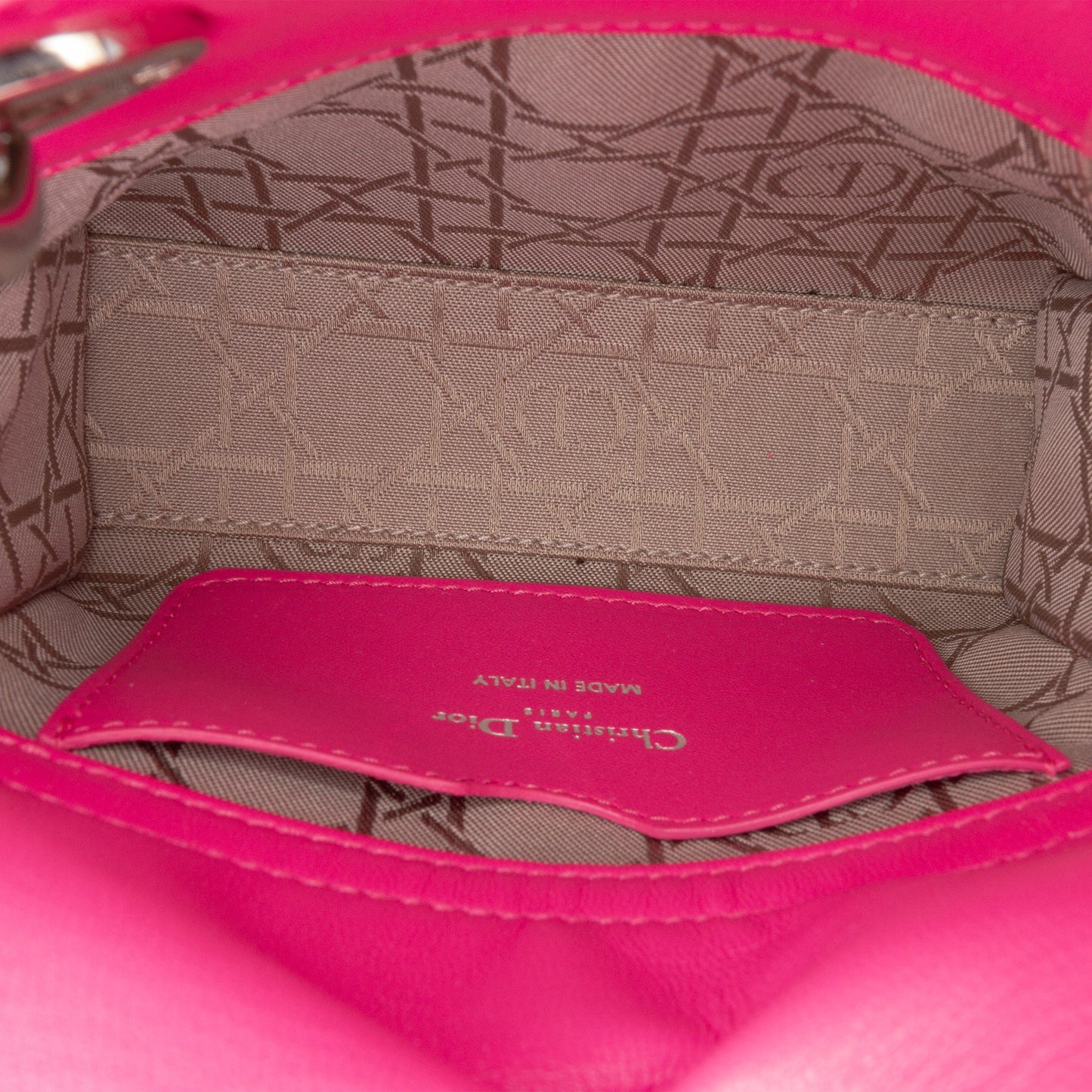Dior Mini Lambskin Cannage Lady Dior