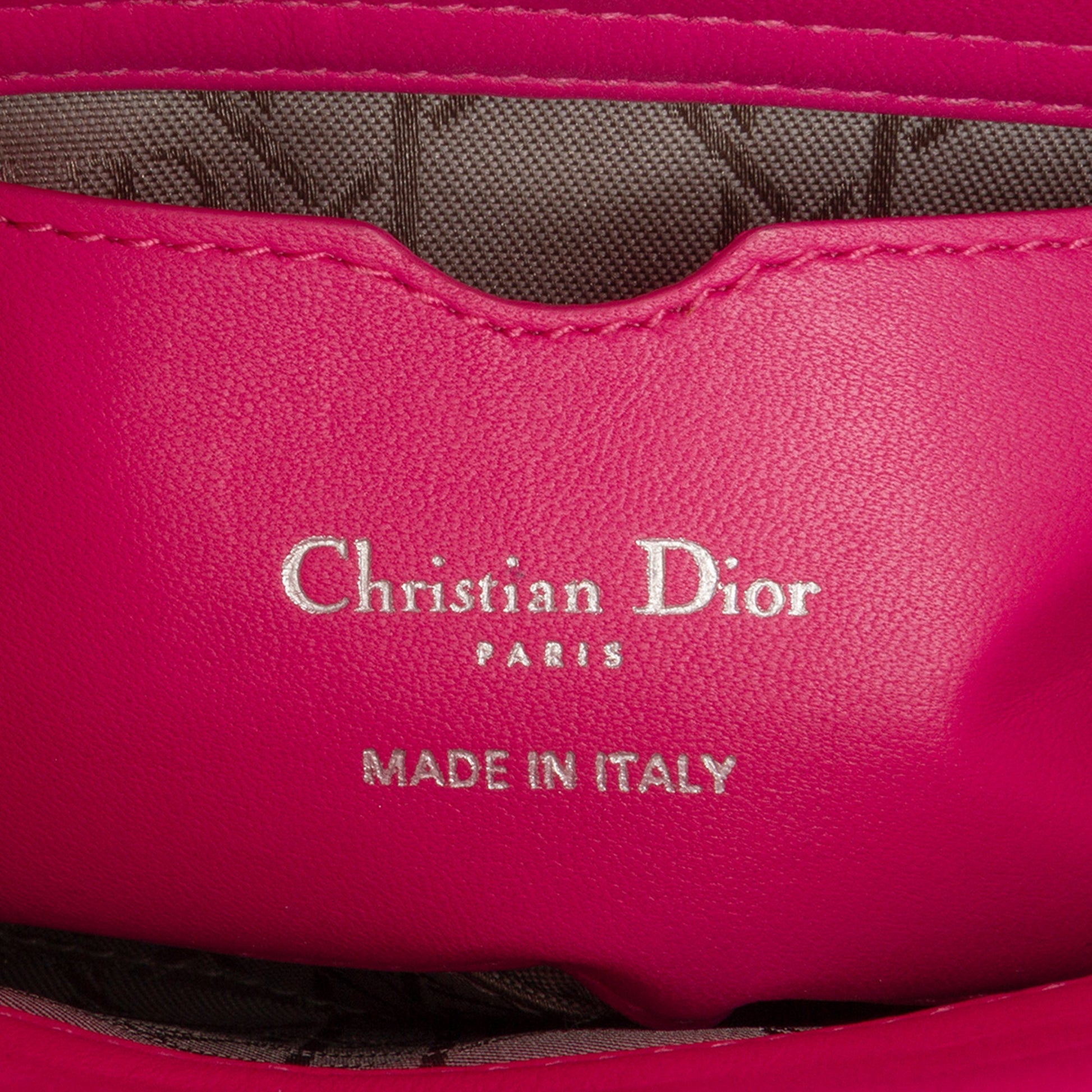 Dior Mini Lambskin Cannage Lady Dior