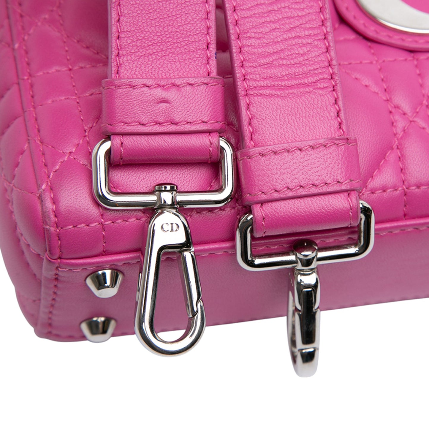 Dior Mini Lambskin Cannage Lady Dior