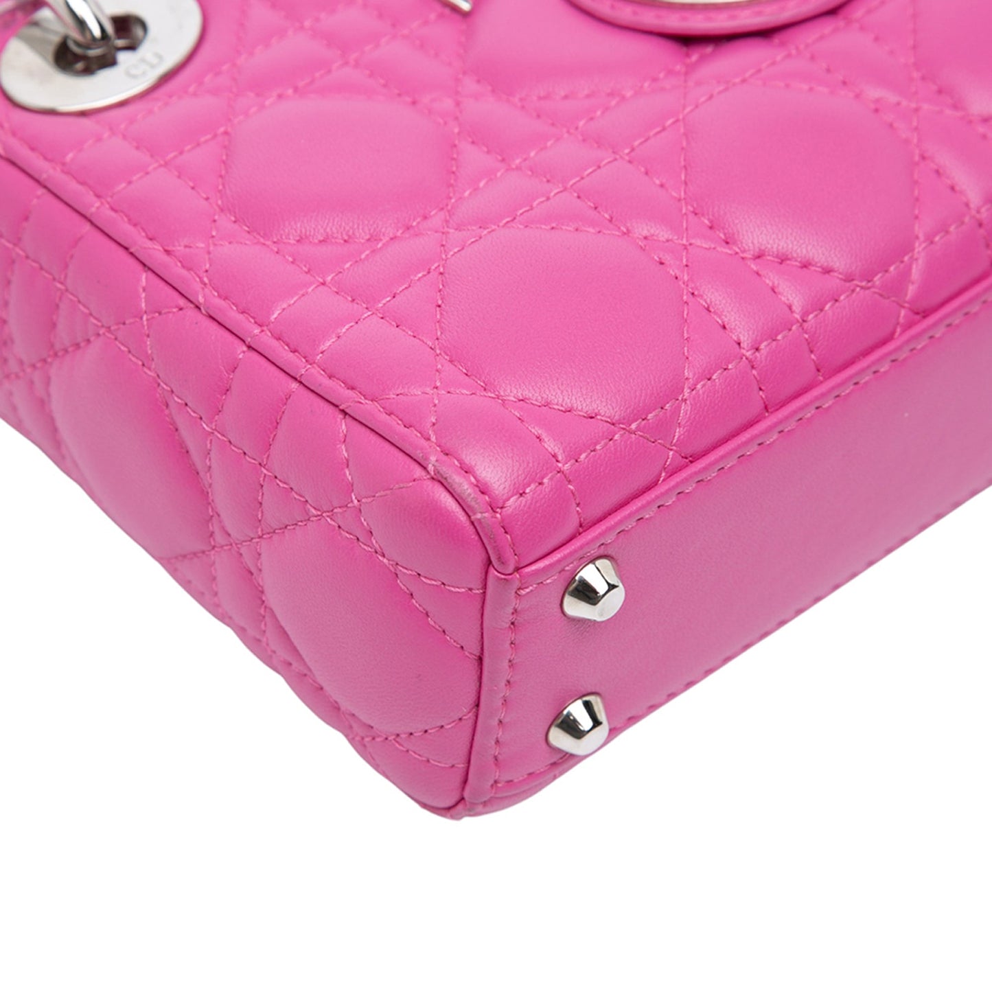 Dior Mini Lambskin Cannage Lady Dior